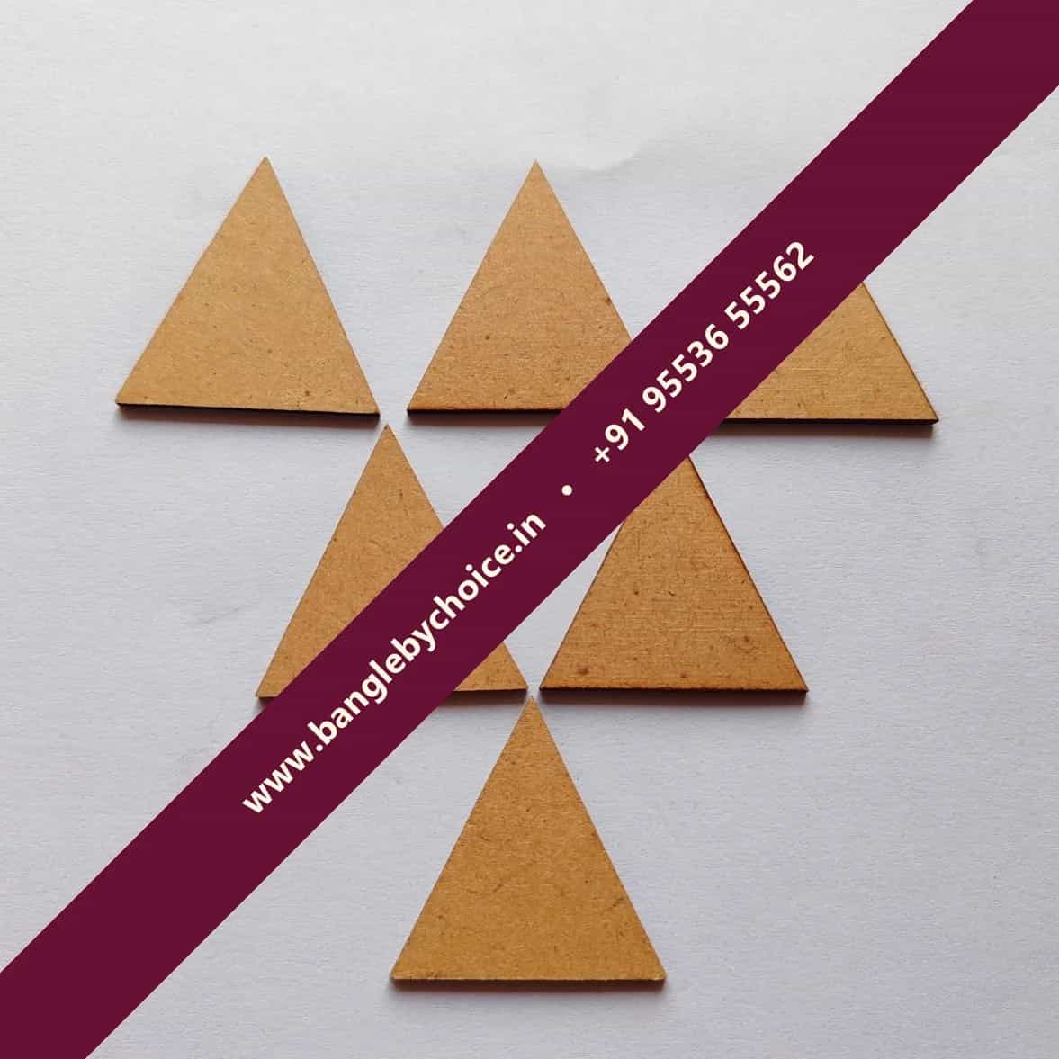 Photo of MDF triangle shape