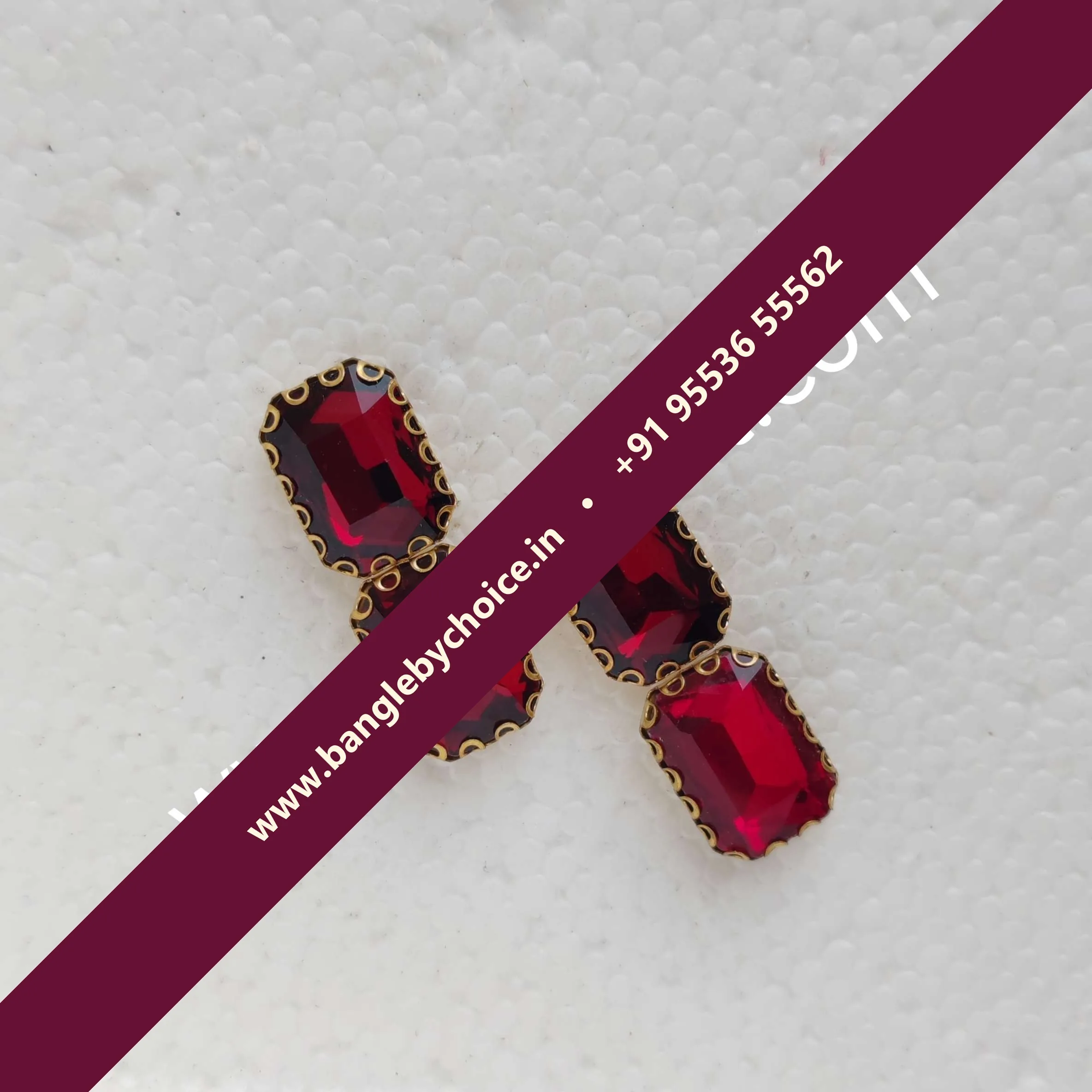 10*14 Size Marron Colour Clipstones