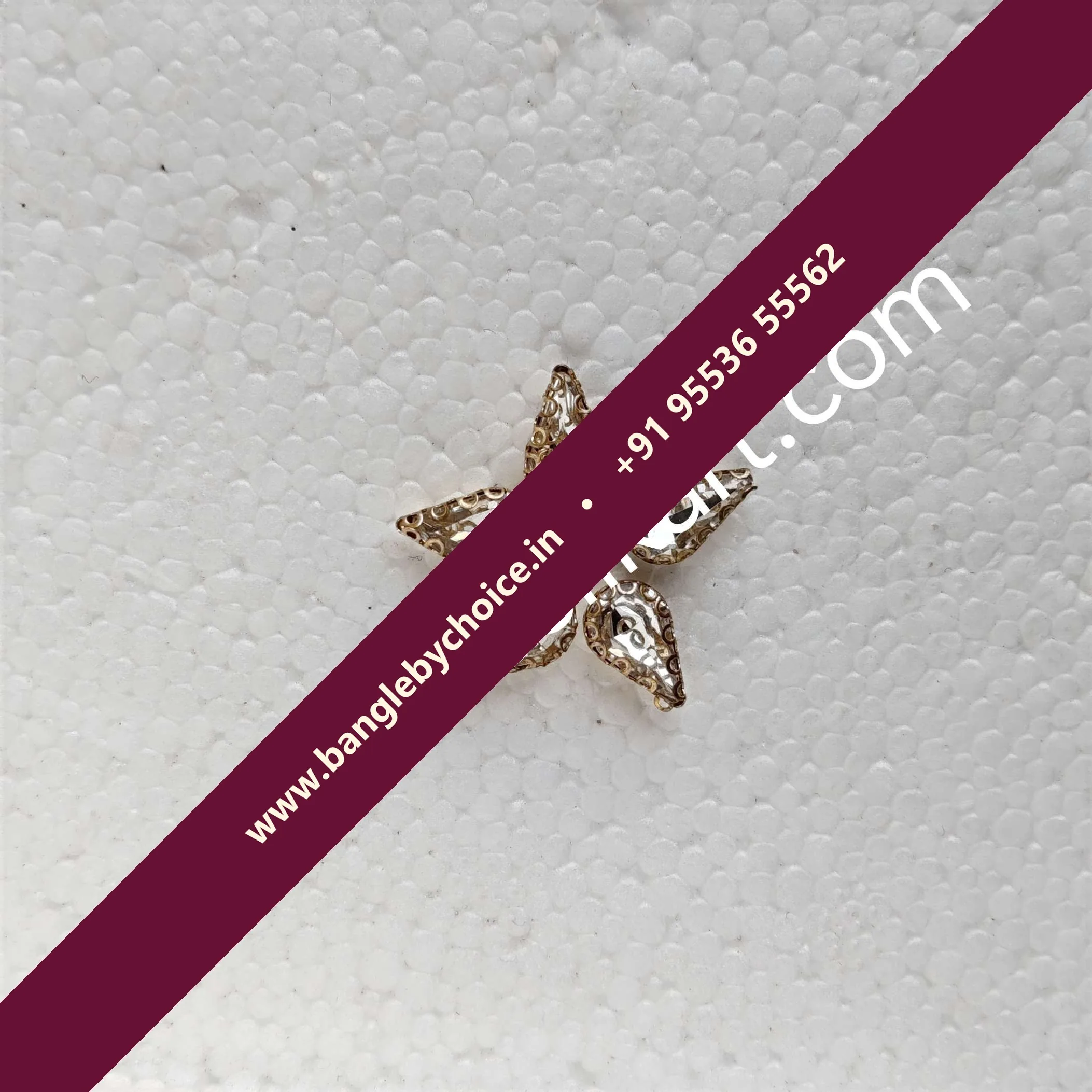 10*6 Size Droup White Colour Clipstones