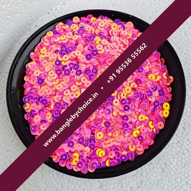 4mm Size Sequences Colour-Baby Pink