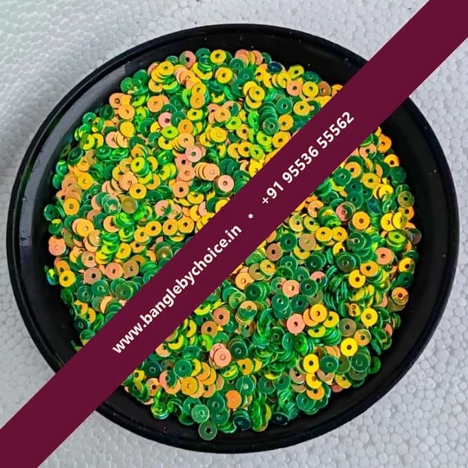 4mm Size Sequences Colour-Dark Green