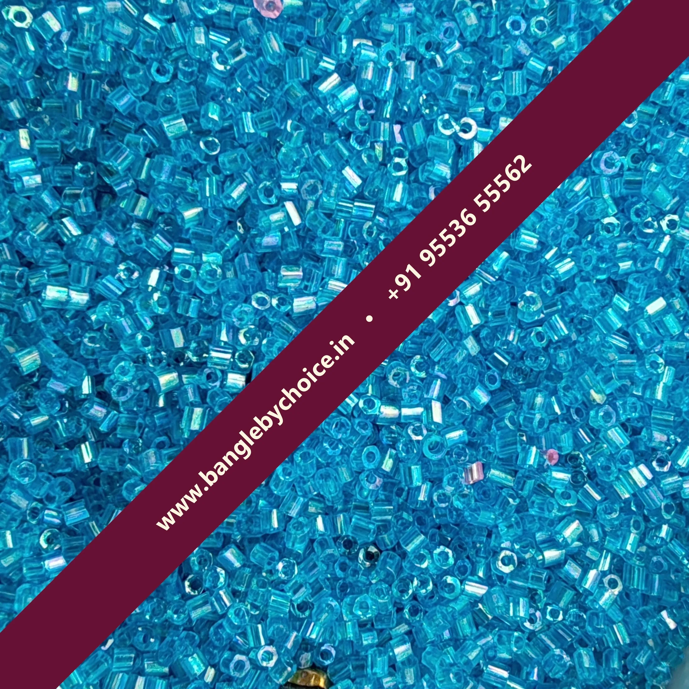 Sky Blue Colour Small Cut Beads