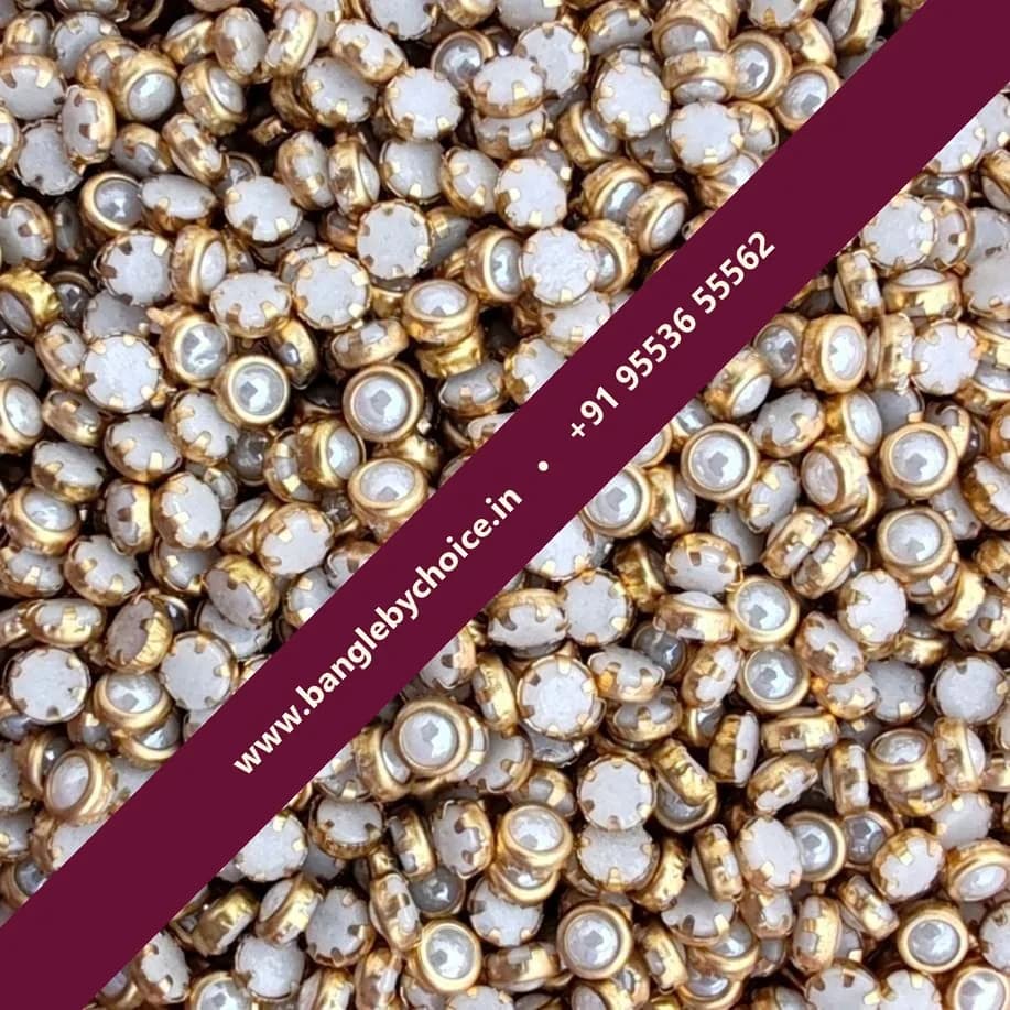 3mm Round Ceramic White