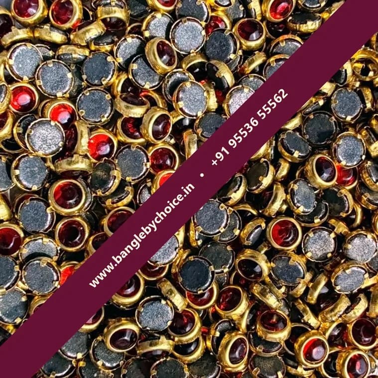 4mm Round Red Glass