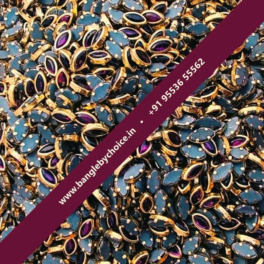 6k Eye Shape Dark Purple Glossy