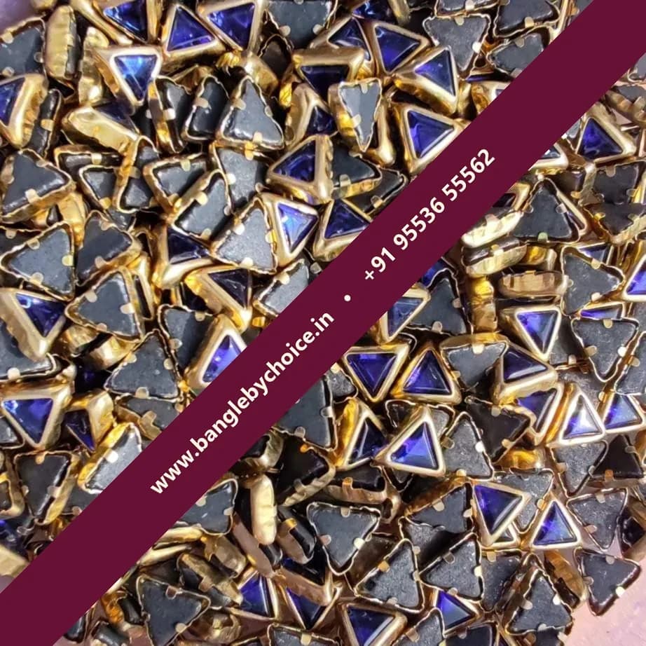 Triangle Dark Blue Glossy