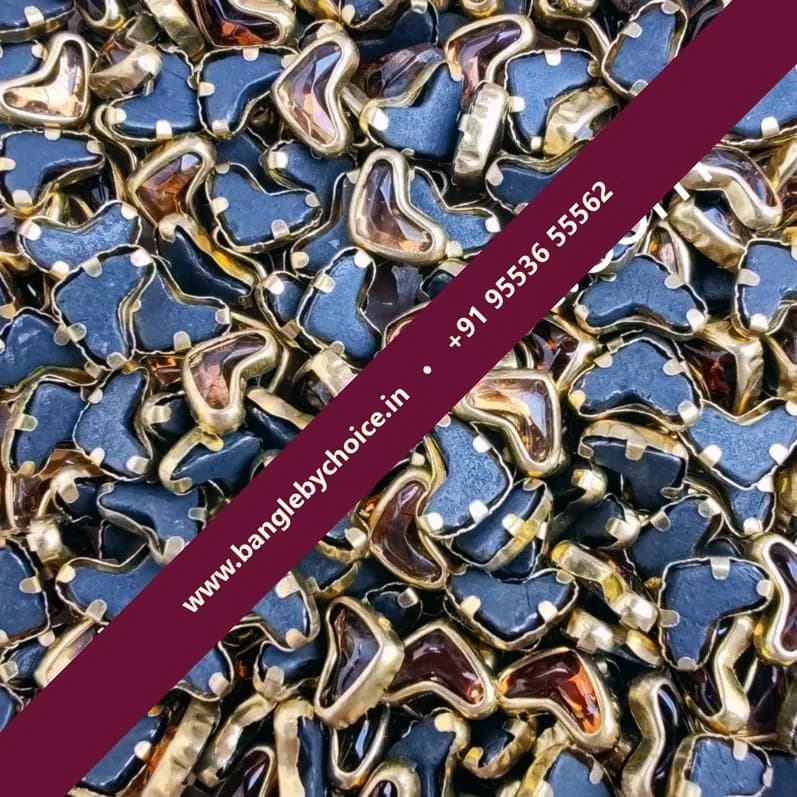 V Shape Glossy Gold