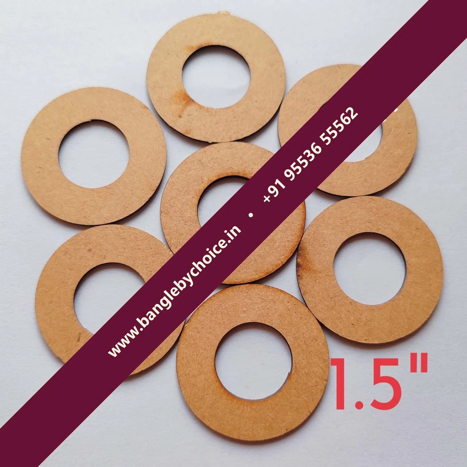 MDF 1.5 Inch Jada Billa Base Round Shape