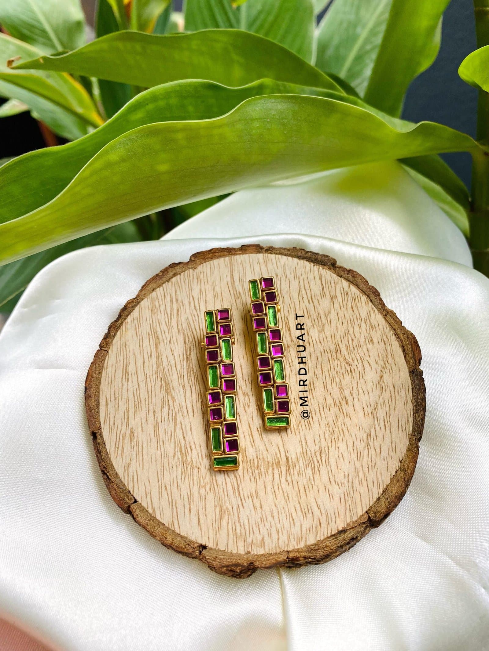 Alligator Clips – Olive green & Purple from Bangle by Choice