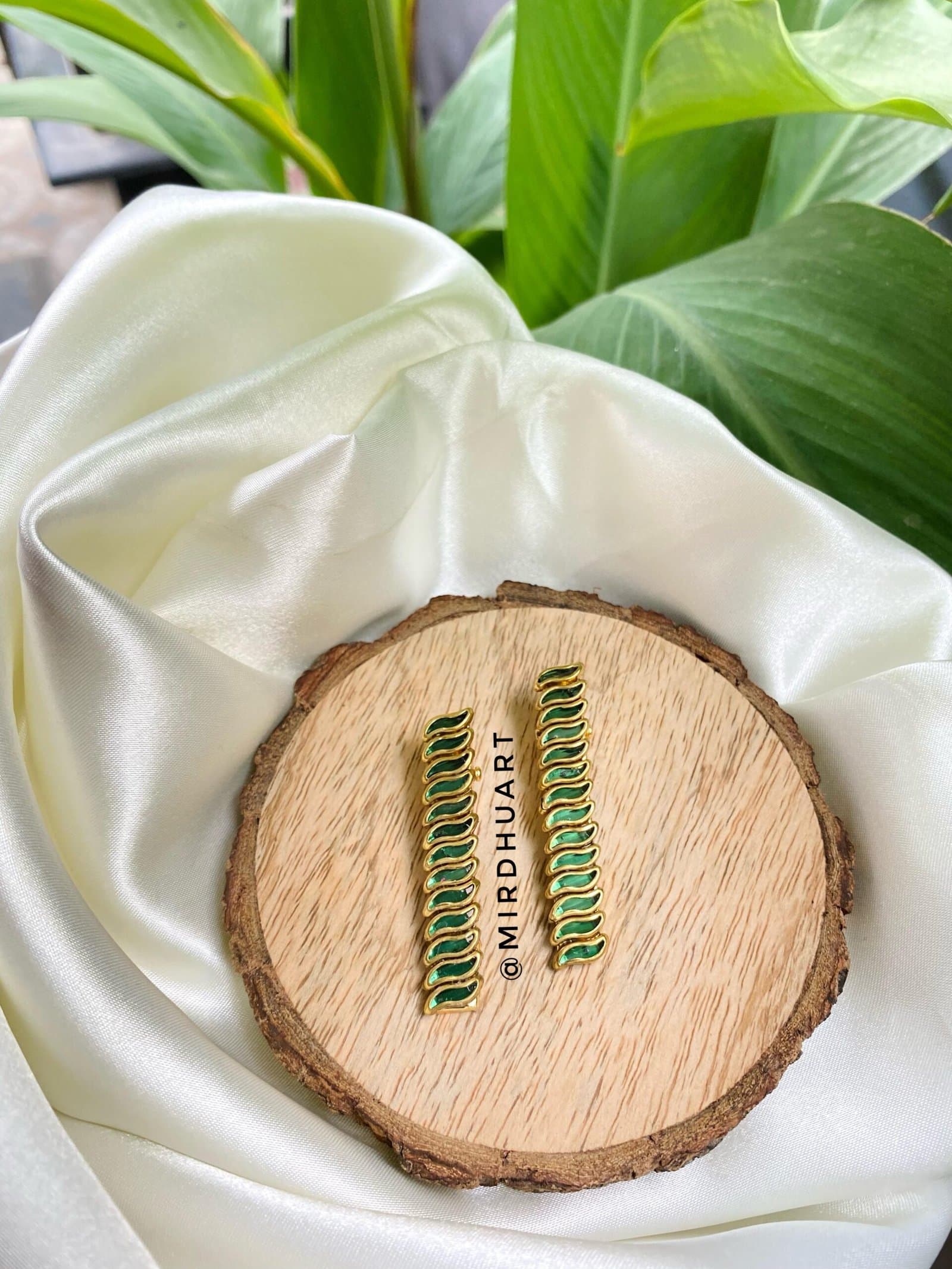 Alligator Clips – Green S shape from Bangle by Choice