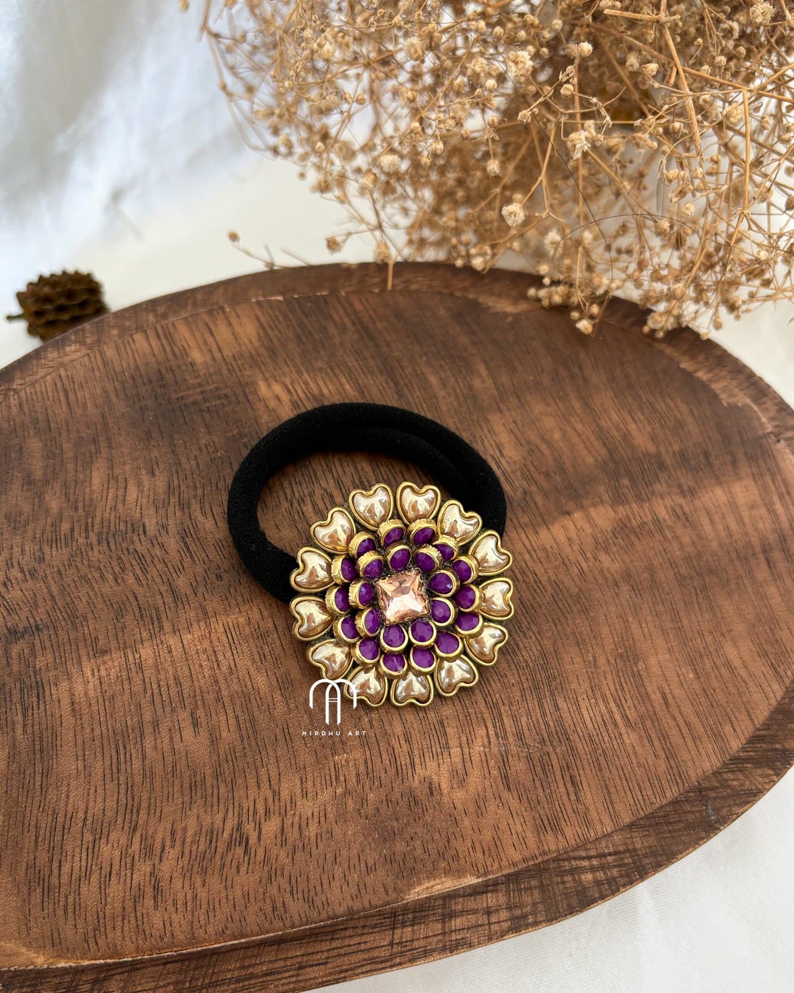 Crystal Blossom – Purple & Baby Pink from Bangle by Choice