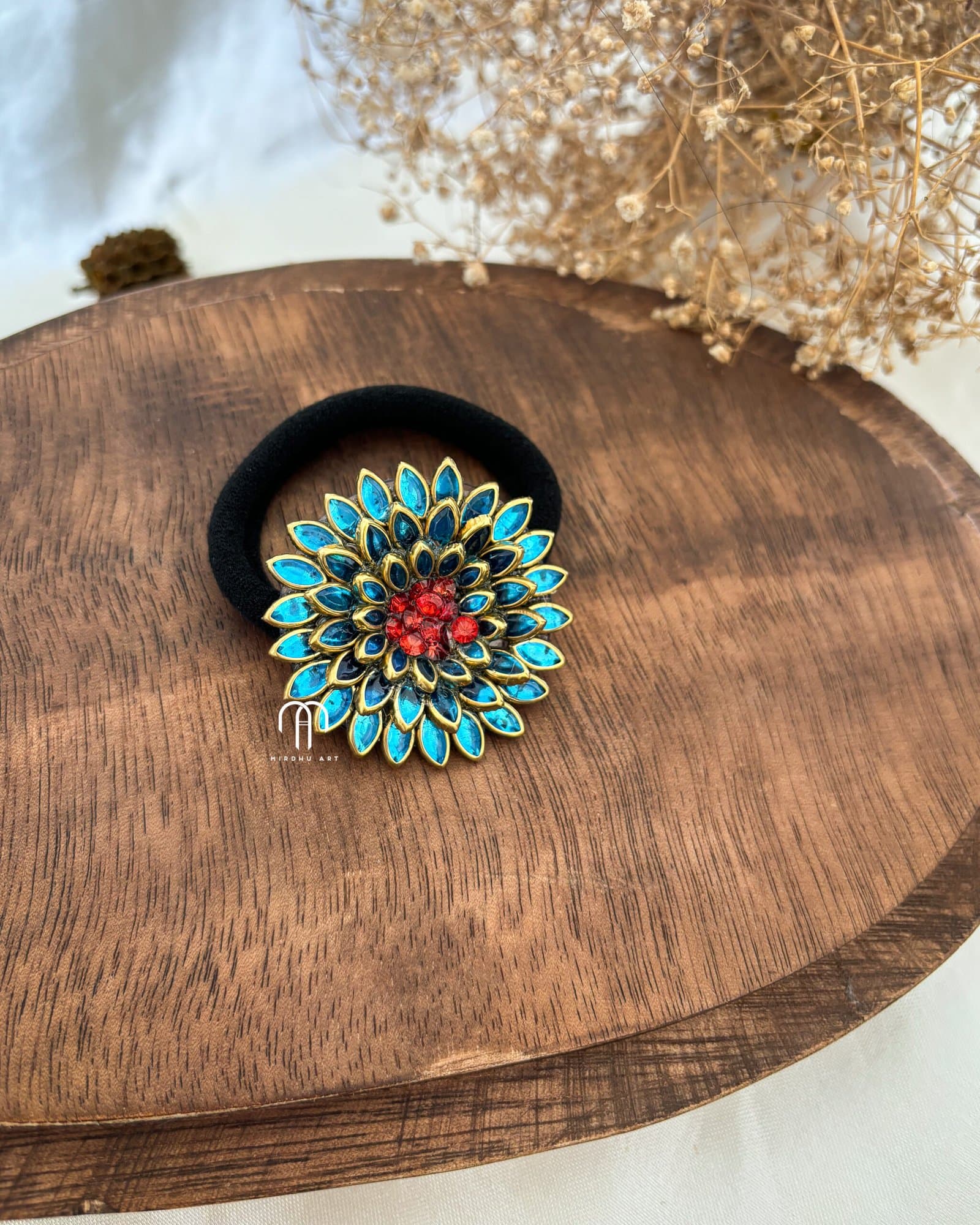 Sunflower – Krishna blue & Red from Bangle by Choice