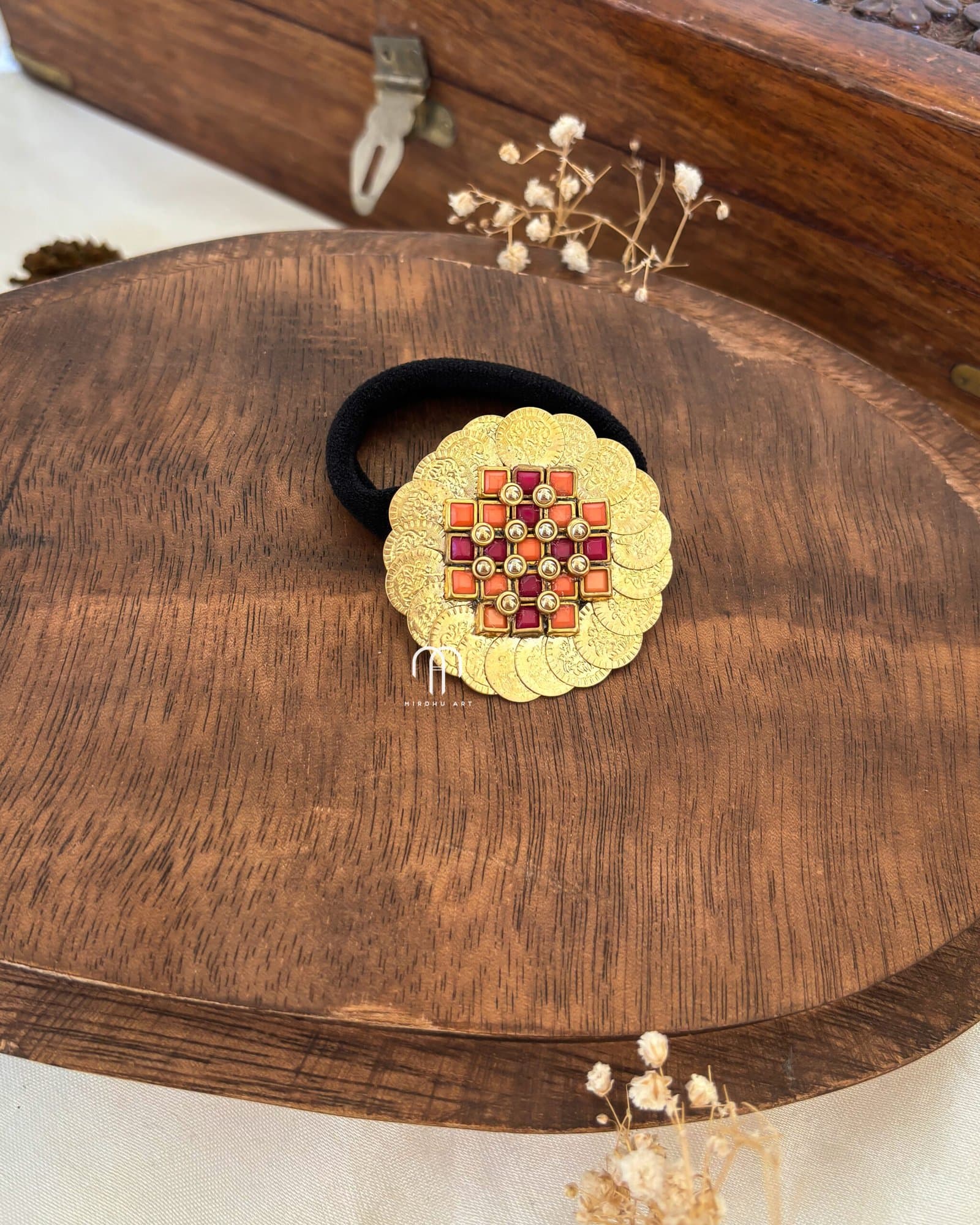 Coin – Peach & Maroon from Bangle by Choice