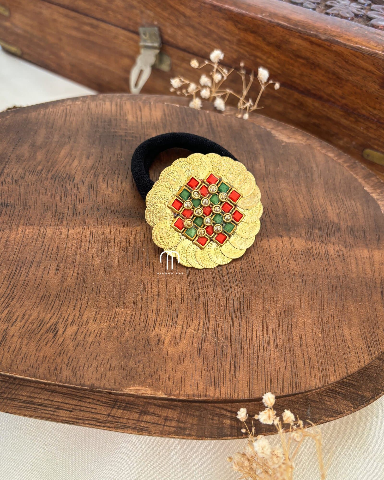 Coin – Turquoise green & Red from Bangle by Choice