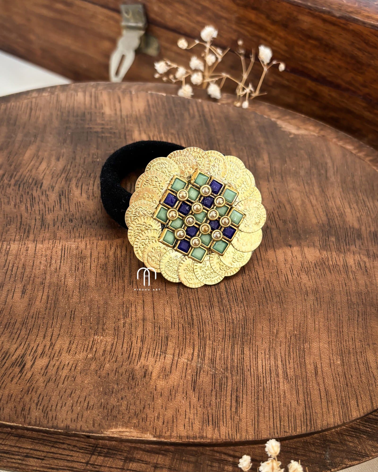 Coin – Turquoise green & Dark Purple from Bangle by Choice
