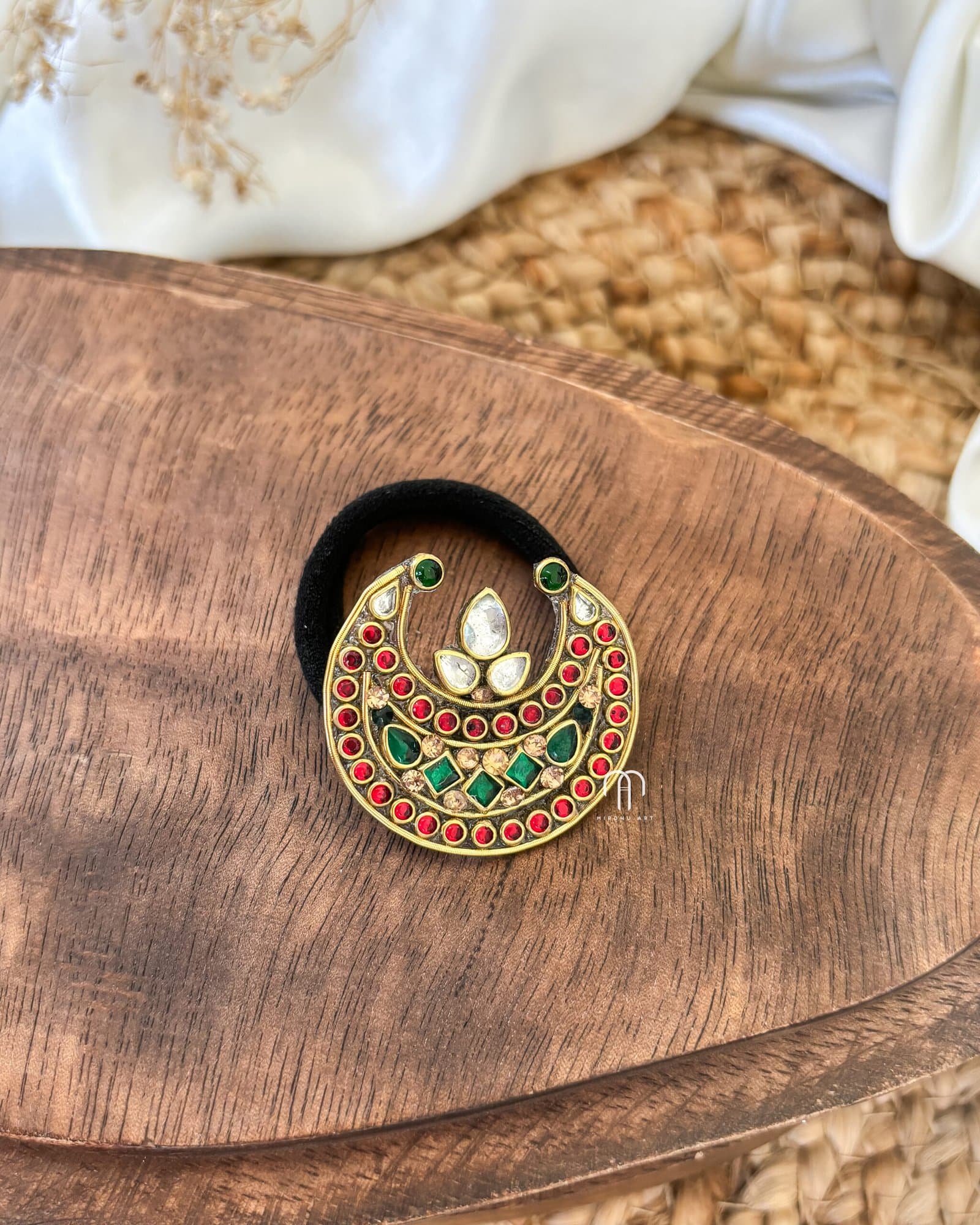 Half Moon – Red & green from Bangle by Choice