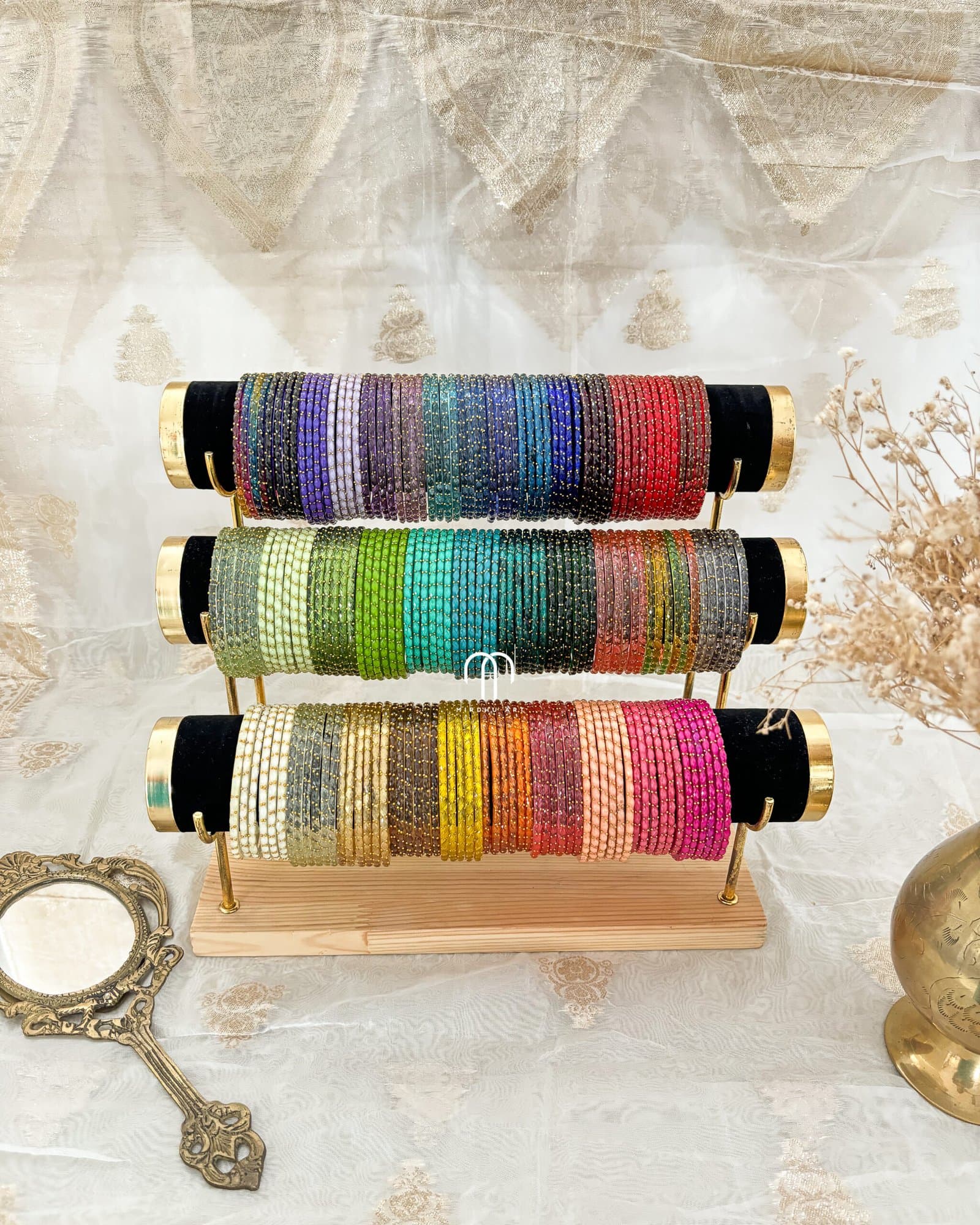 Glass Bangles – Plain Dots from Bangle by Choice