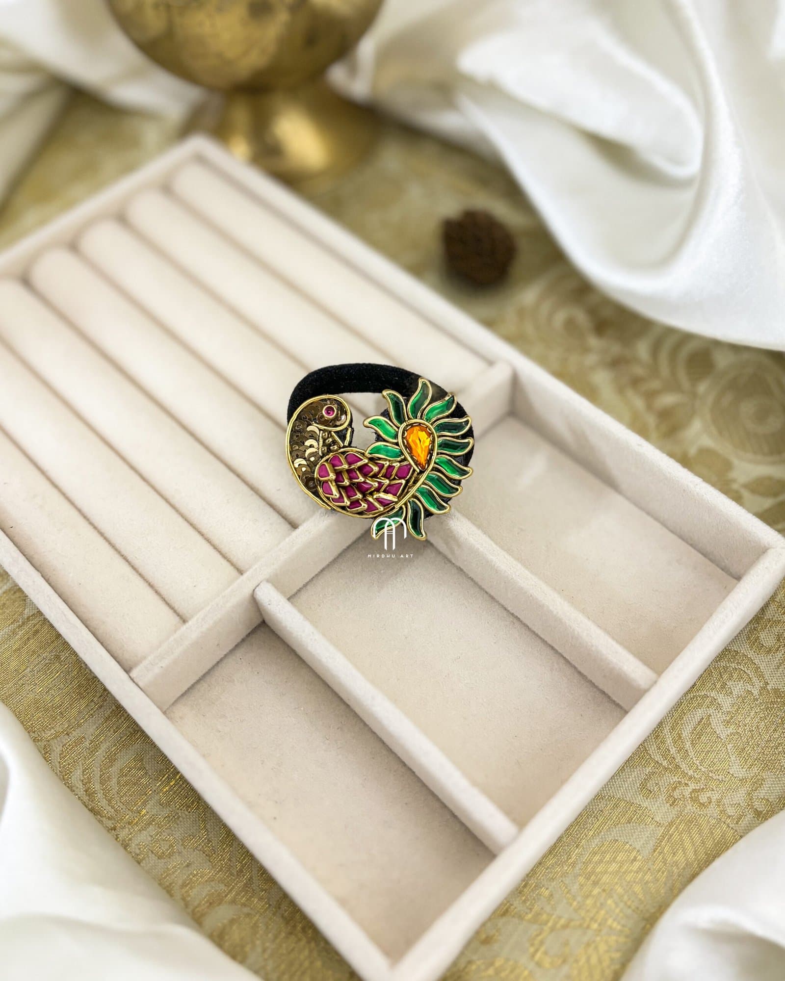 Annapakshi – Pink, Green and orange from Bangle by Choice