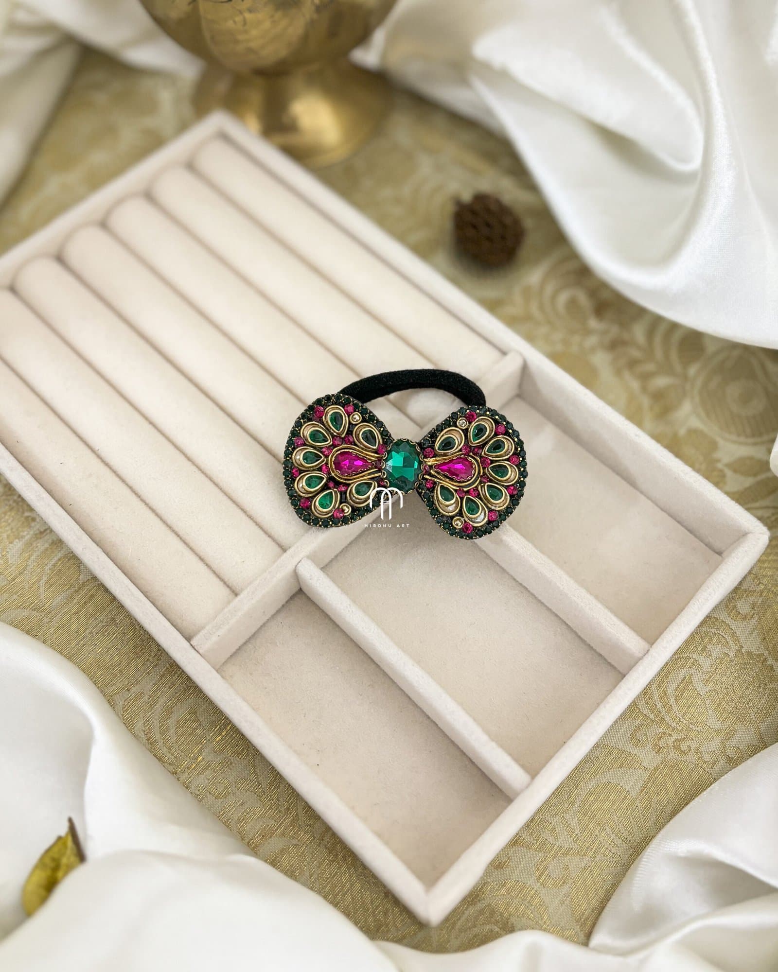 Bow – Green and Pink from Bangle by Choice