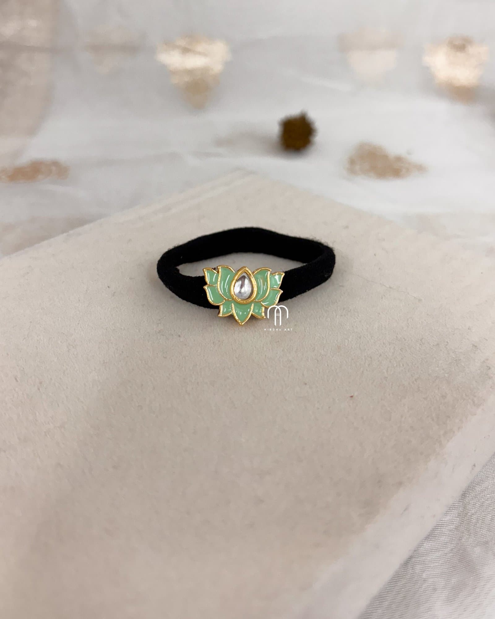 Lotus small – Turquoise green from Bangle by Choice