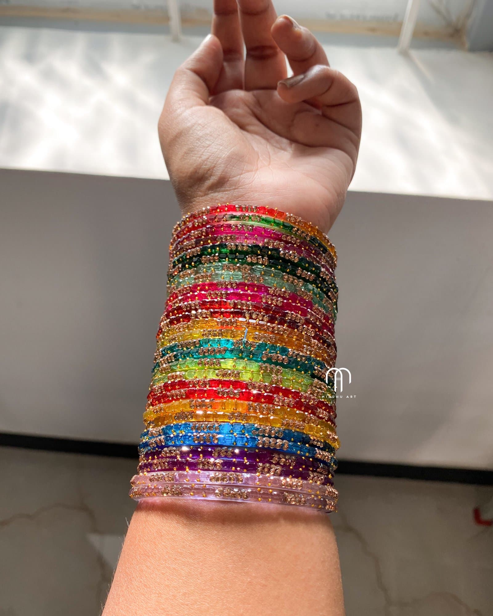 Glass Bangles – Tara Mixed from Bangle by Choice