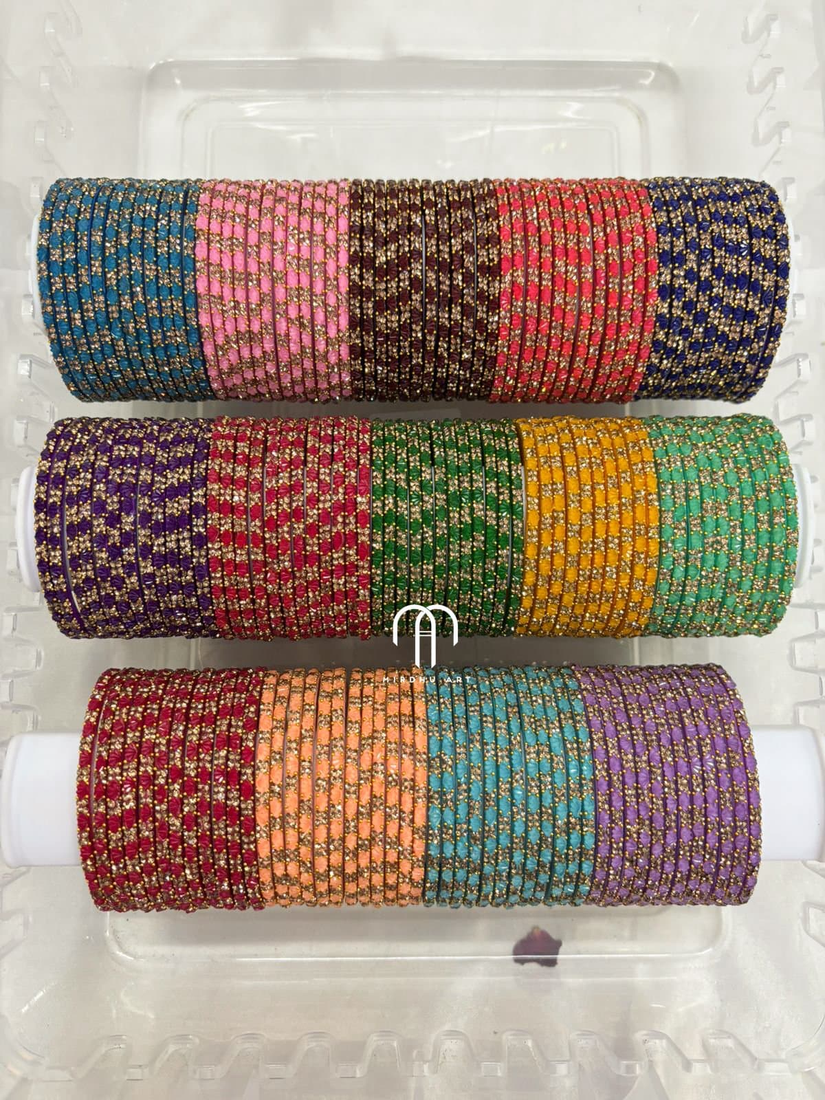 Glass Bangles – Lotus from Bangle by Choice