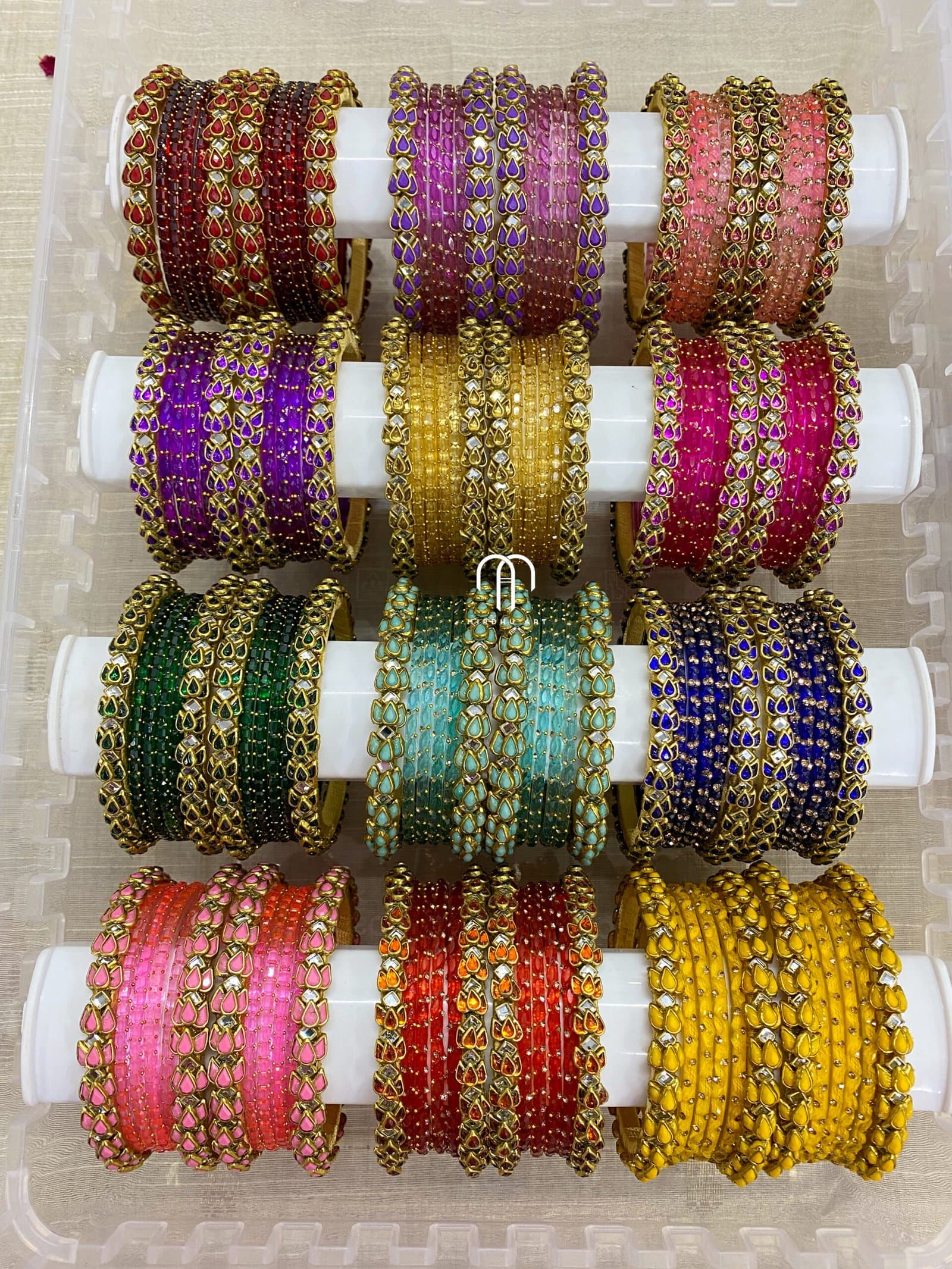 All Colour – Lotus Bangles from Bangle by Choice