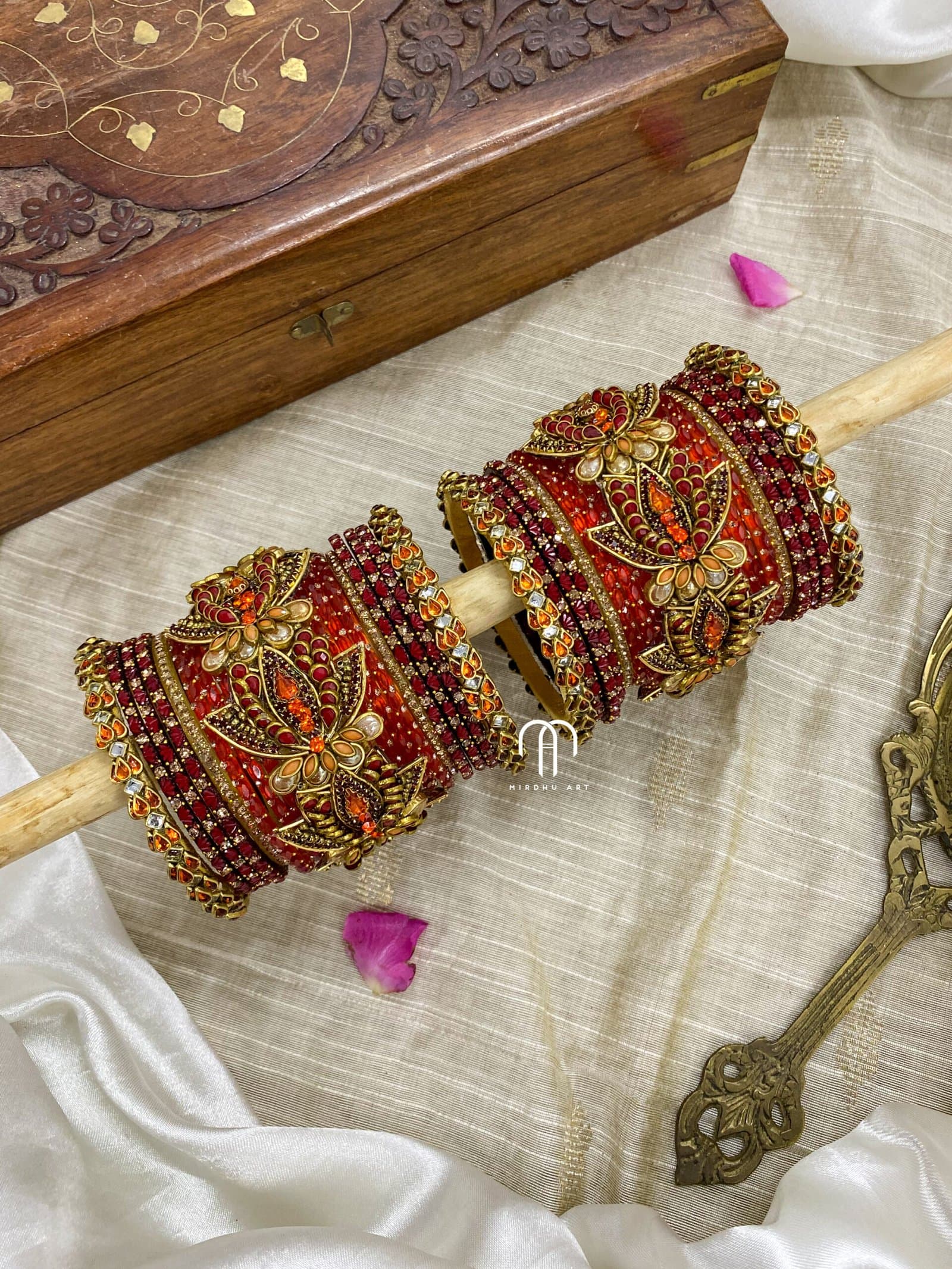 Lily – Maroon And Orange from Bangle by Choice
