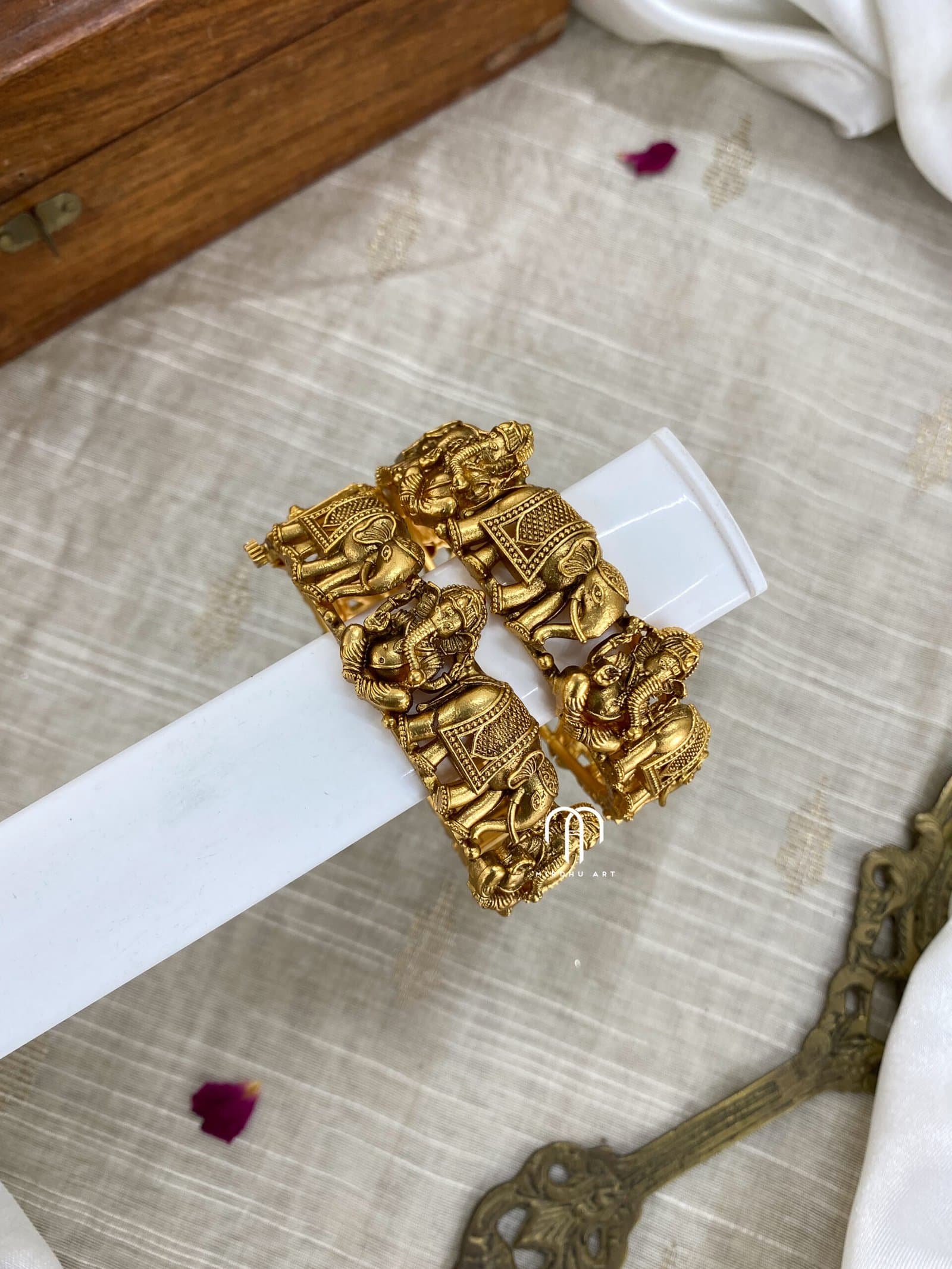 Ganesha And Elephant Bangles from Bangle by Choice