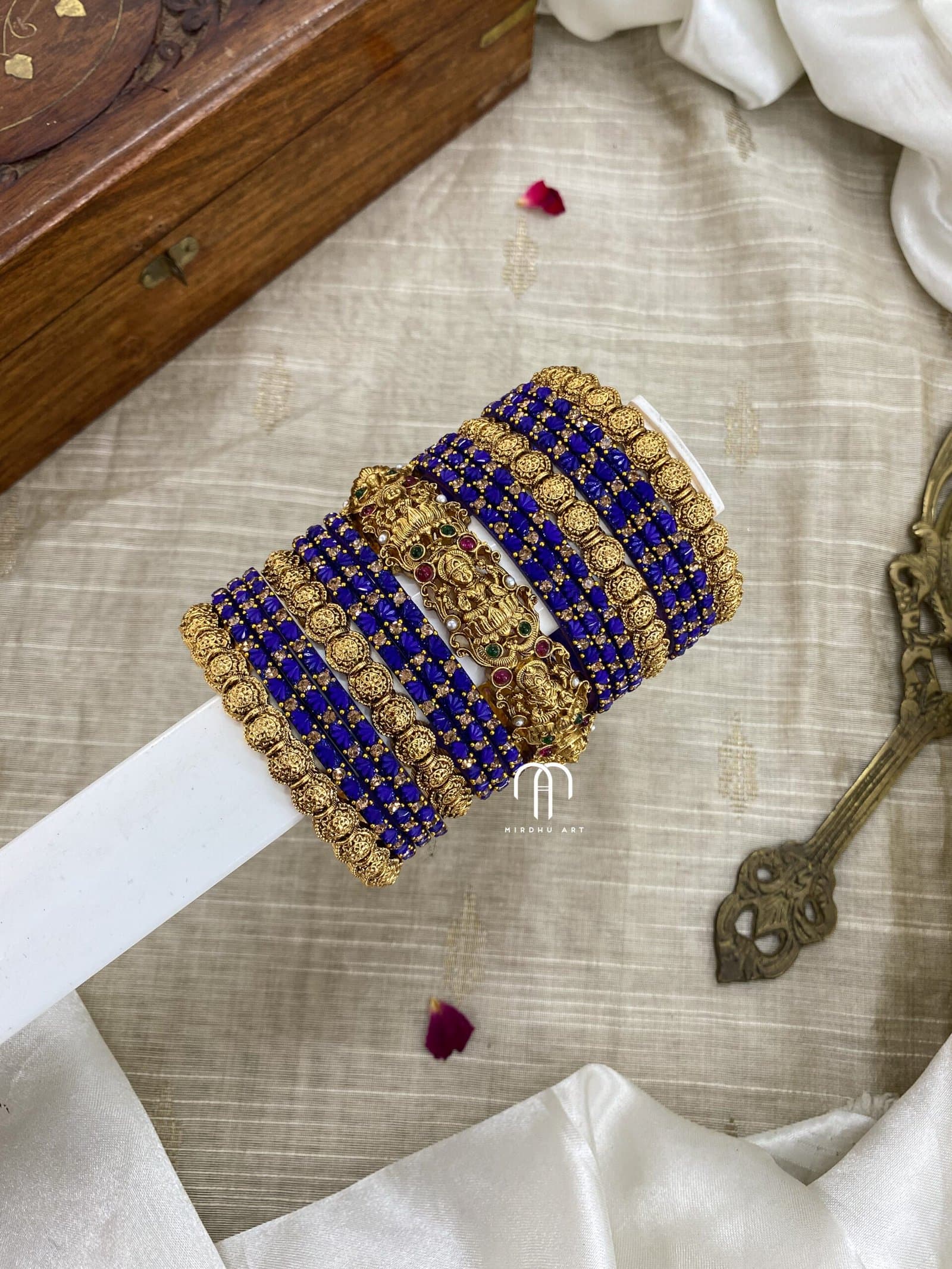 Ashta Lakshmi Budget 2.0 (Dark Blue) from Bangle by Choice