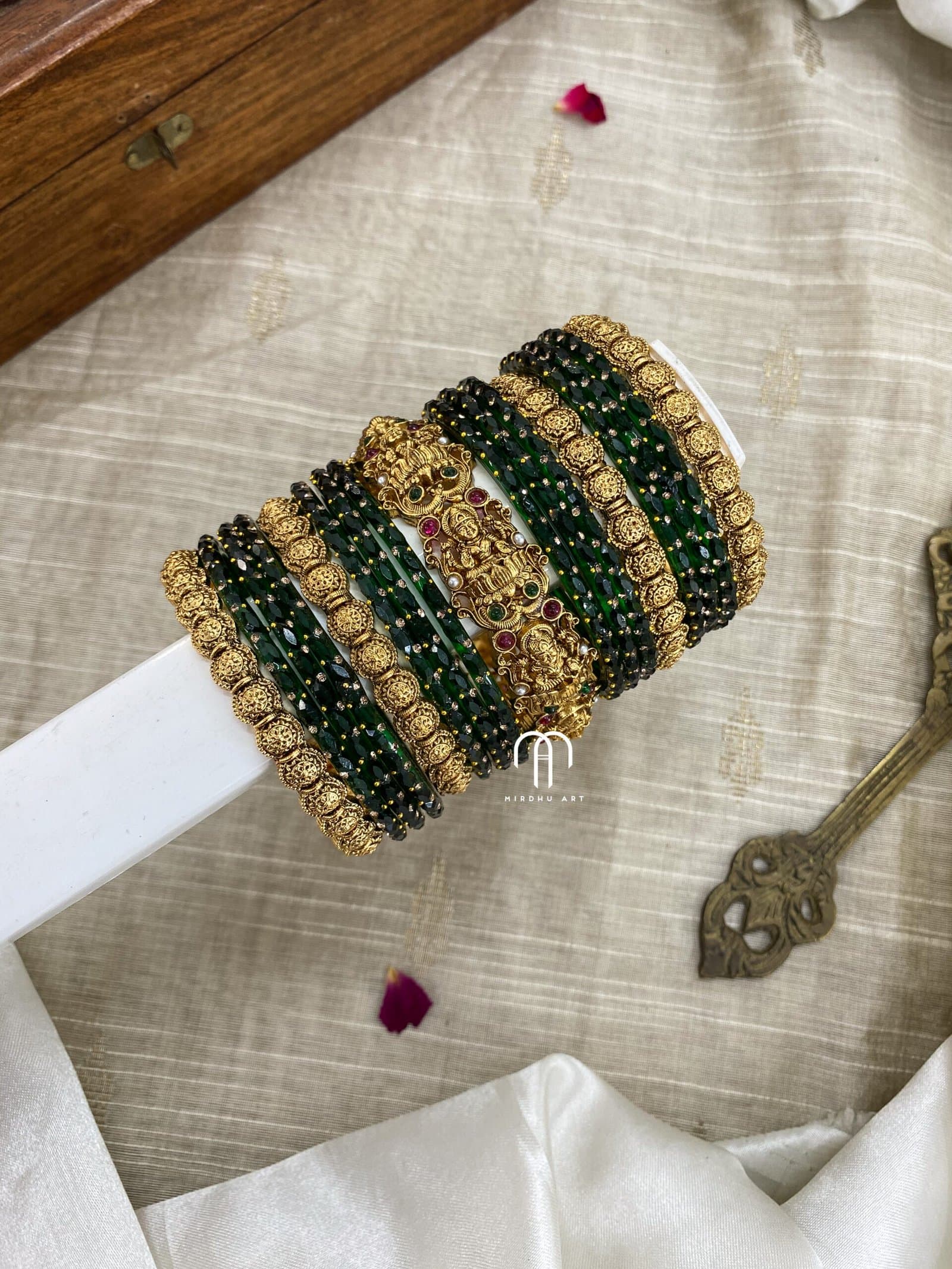 Ashta Lakshmi Budget 2.0 (Dark Green) from Bangle by Choice