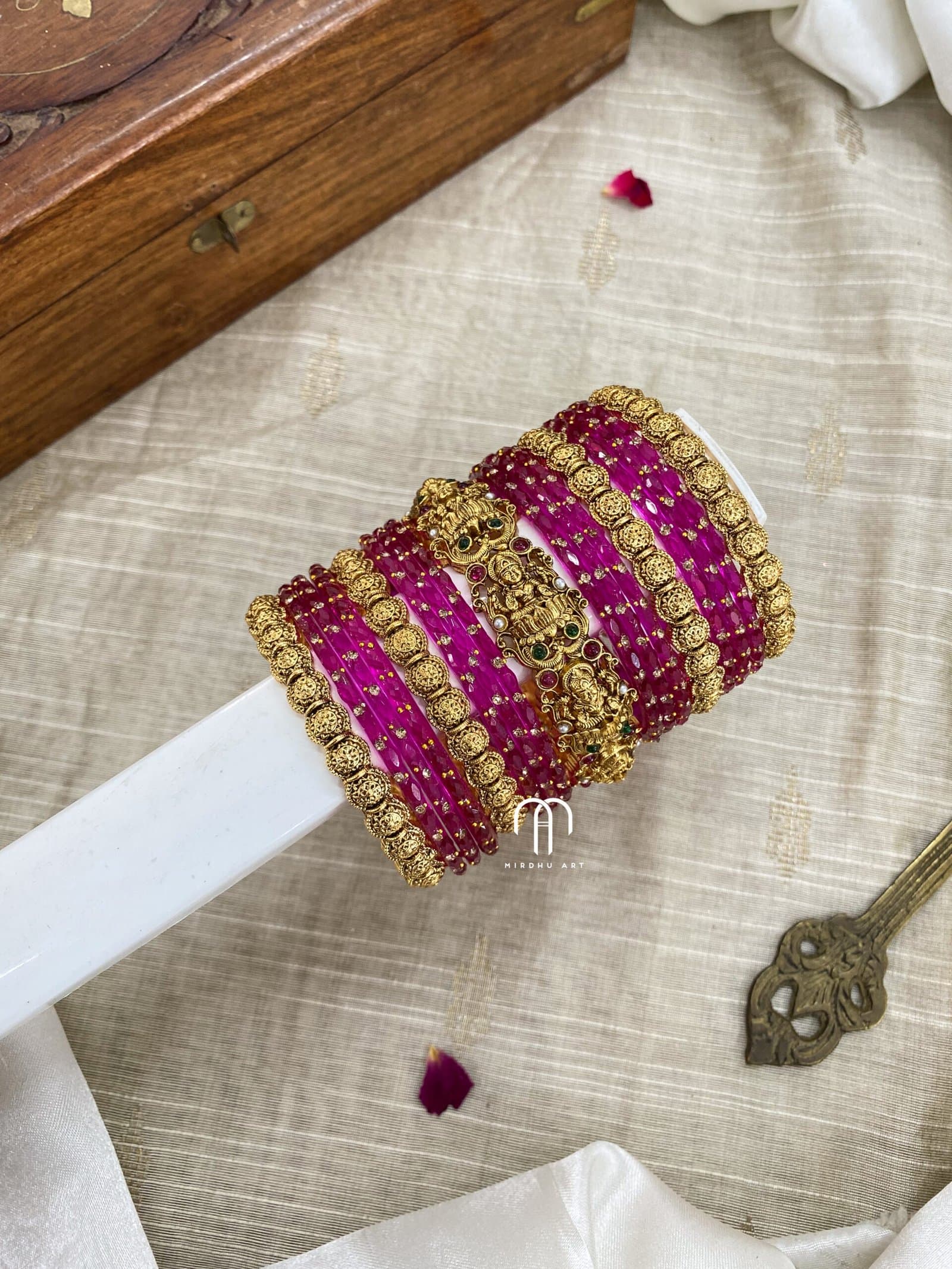 Ashta Lakshmi Budget 2.0 (Rani pink) from Bangle by Choice