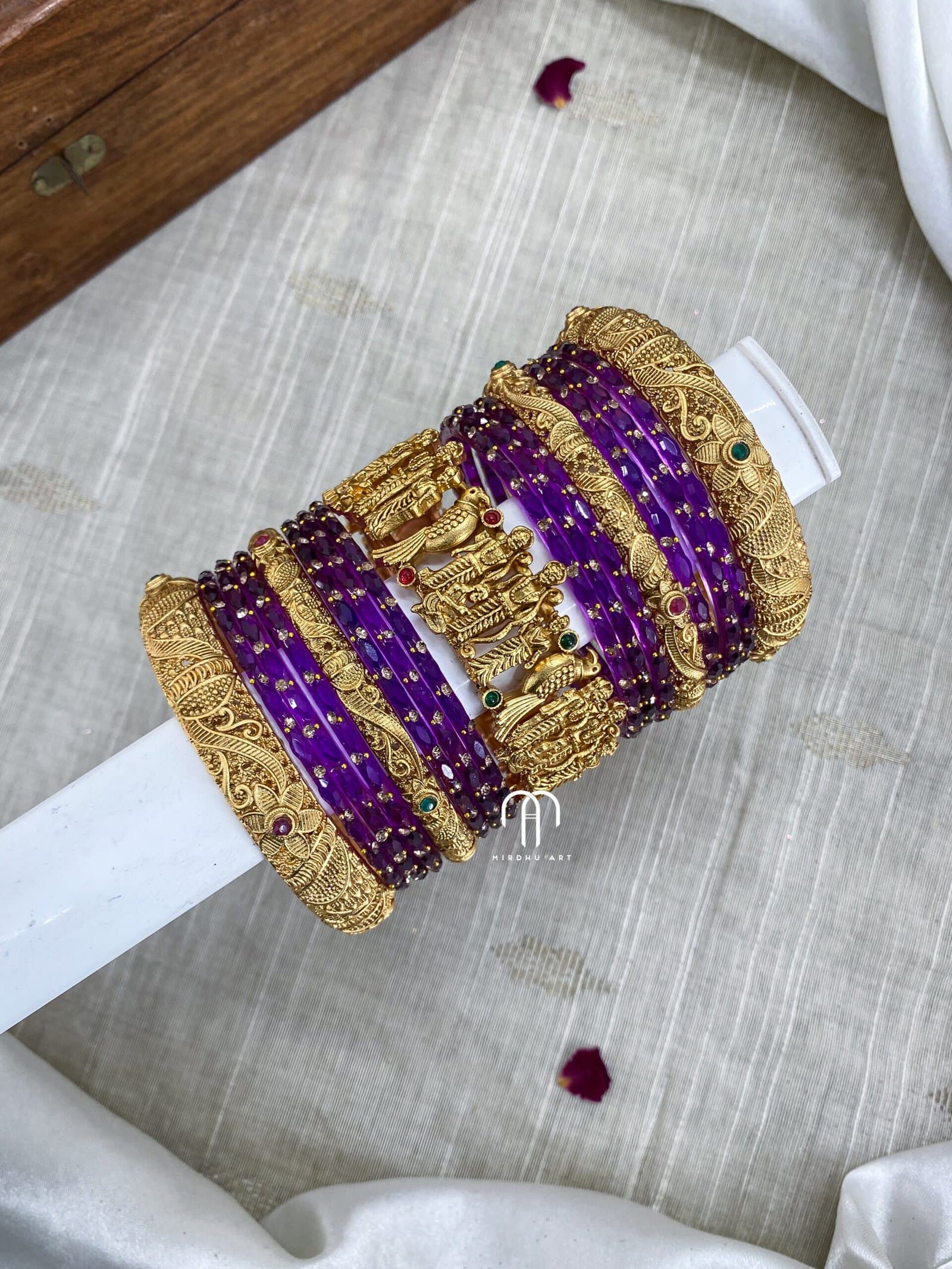Ram Parivar Bangles (purple) from Bangle by Choice