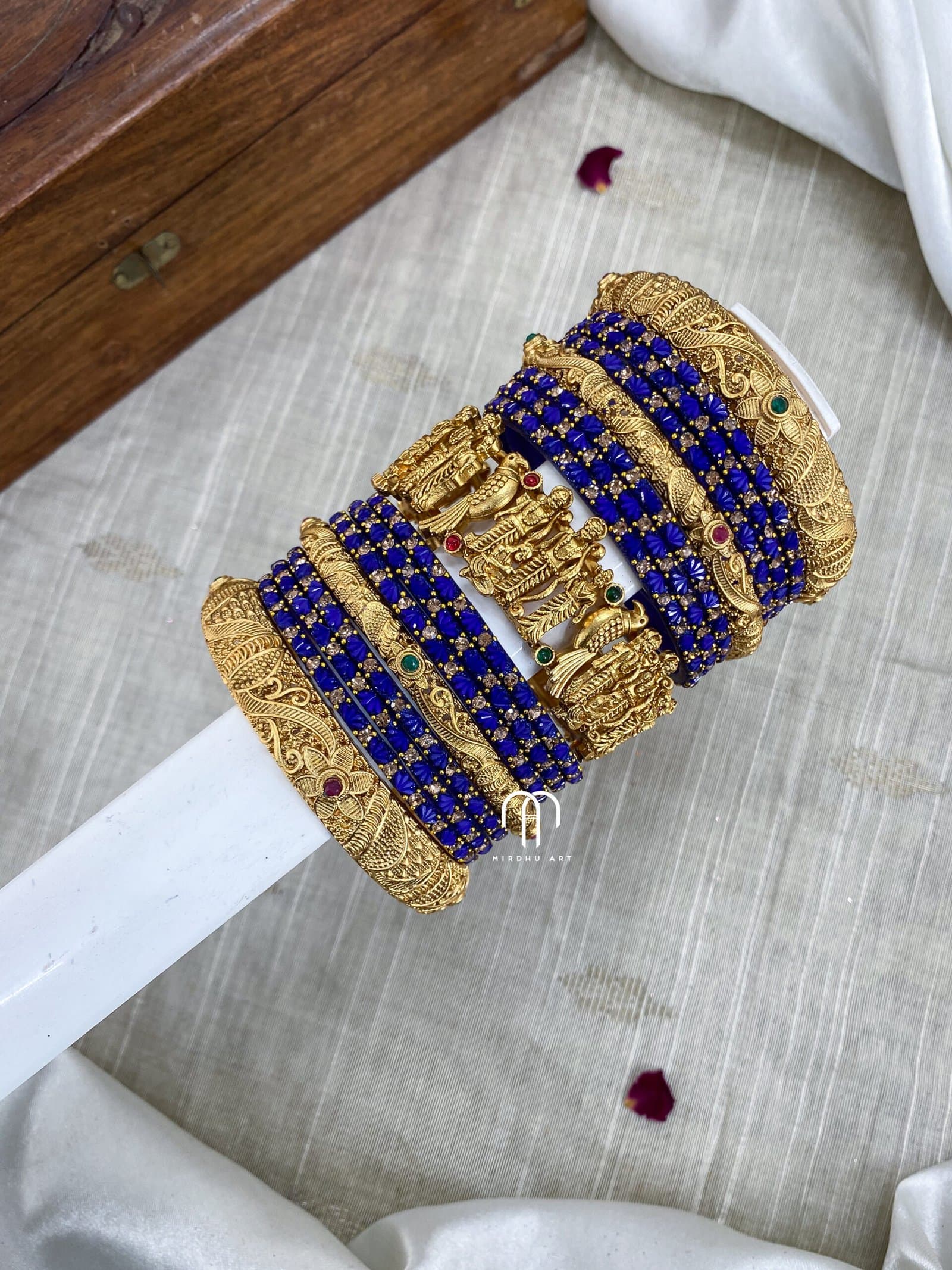 Ram Parivar Bangles (Royalblue) from Bangle by Choice