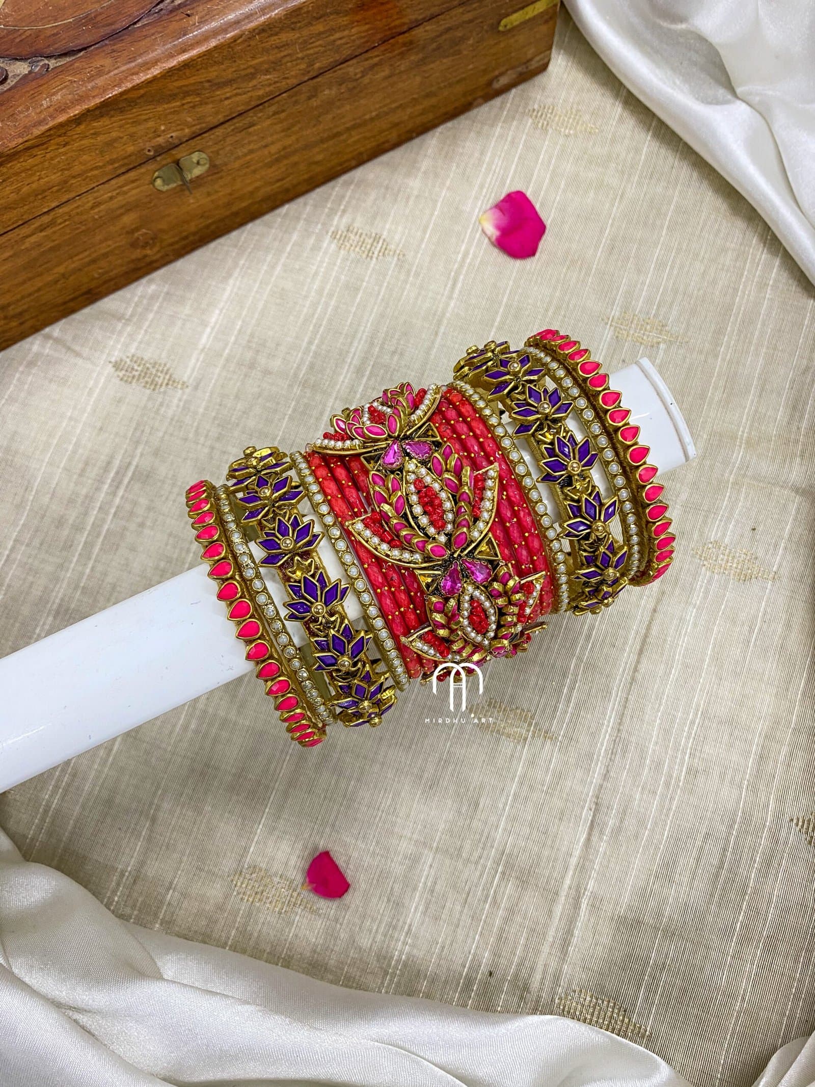 Lily – Reddishpink & Purple from Bangle by Choice