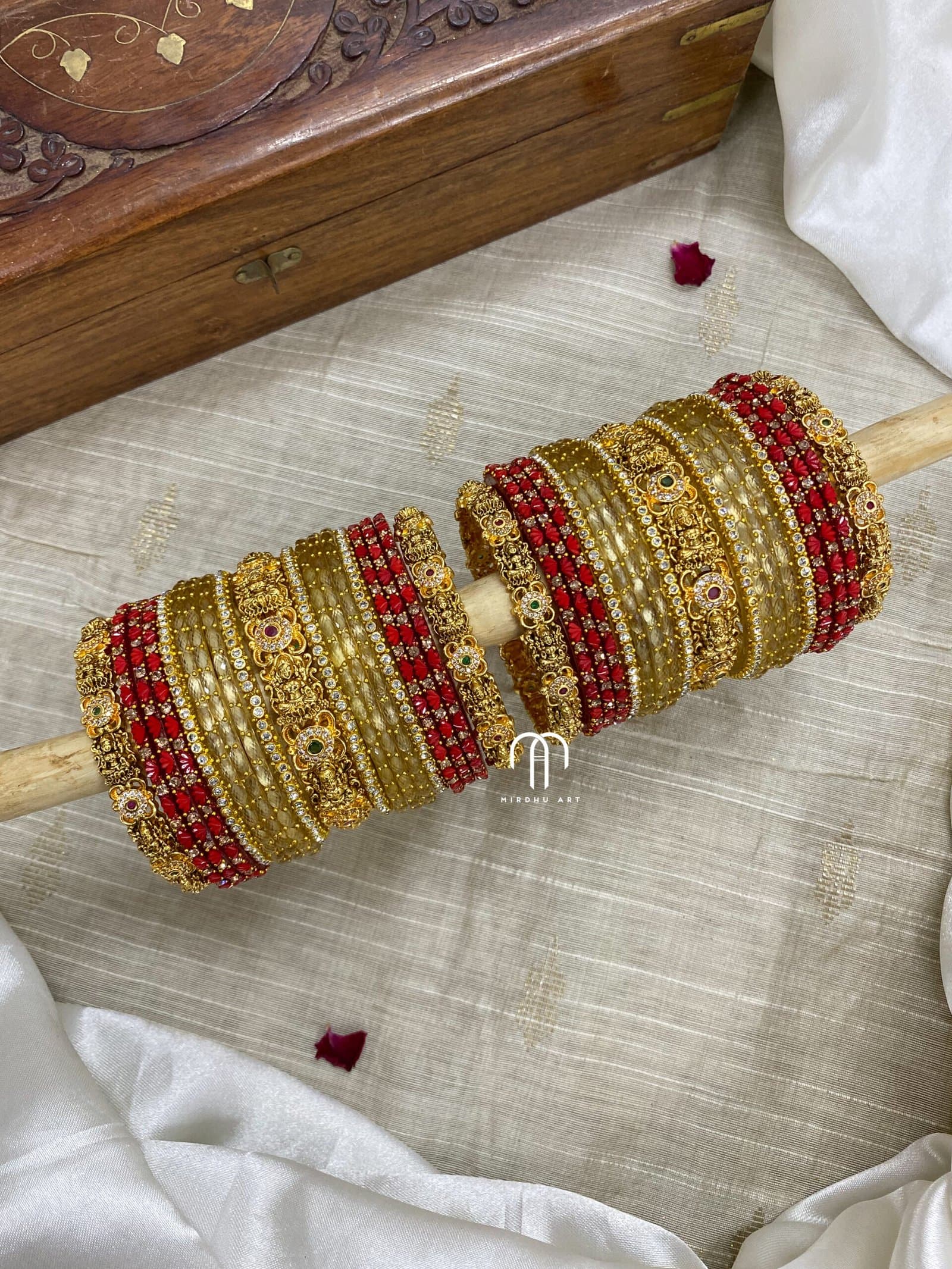 Ashta Lakshmi Version 3.0 ( Golden And Red ) from Bangle by Choice