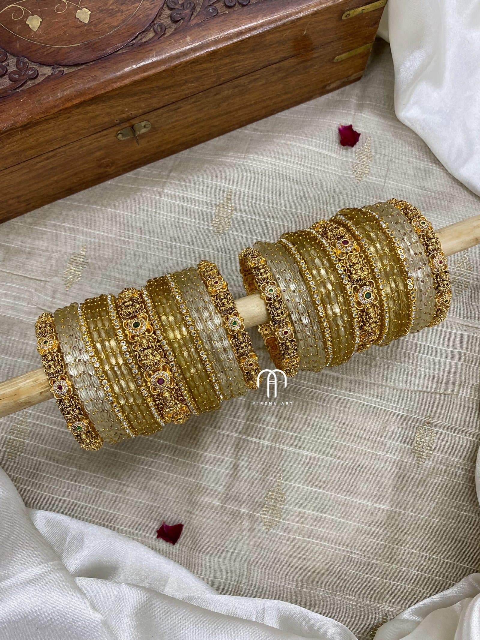 Ashta Lakshmi Version 3.0 ( Golden And White ) from Bangle by Choice