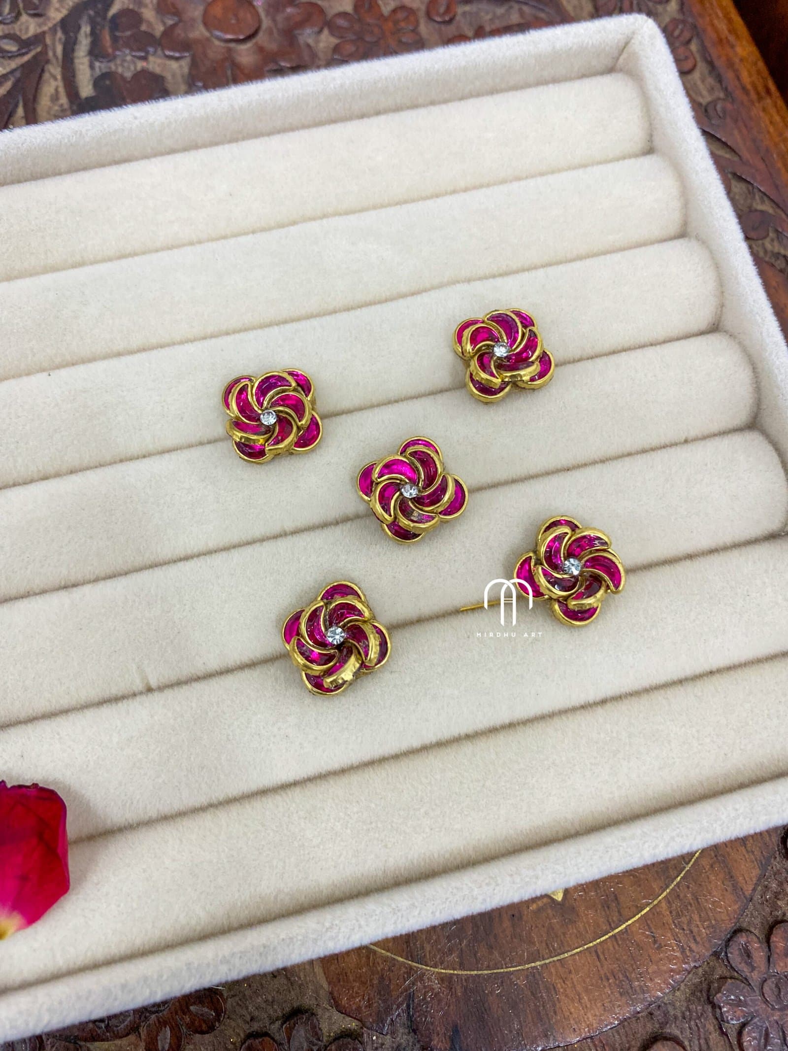 Rose Patches -Rani Pink from Bangle by Choice