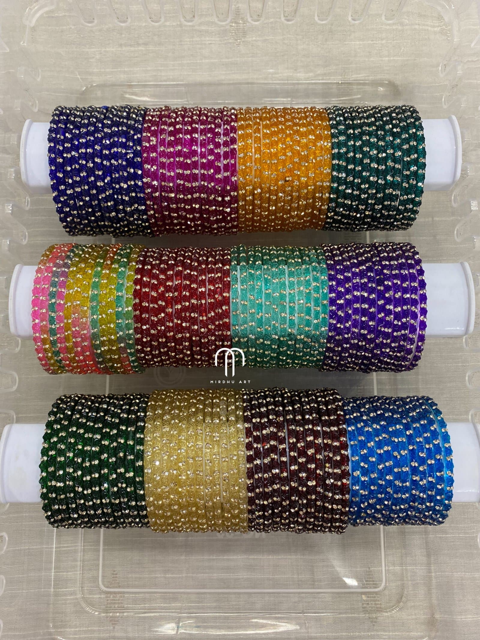 Glass Bangles – Rose from Bangle by Choice