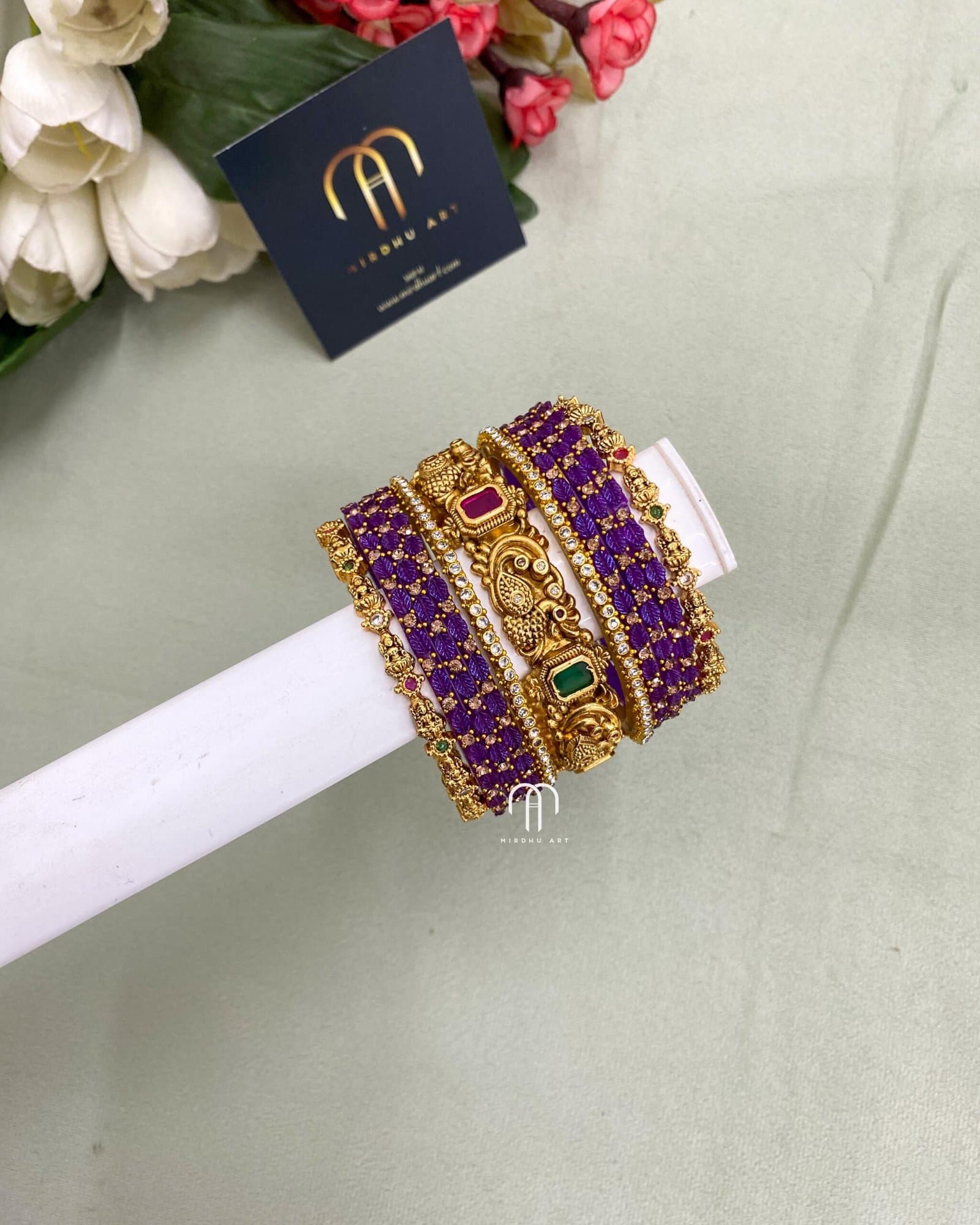 Annam & Lakshmi- Purple from Bangle by Choice