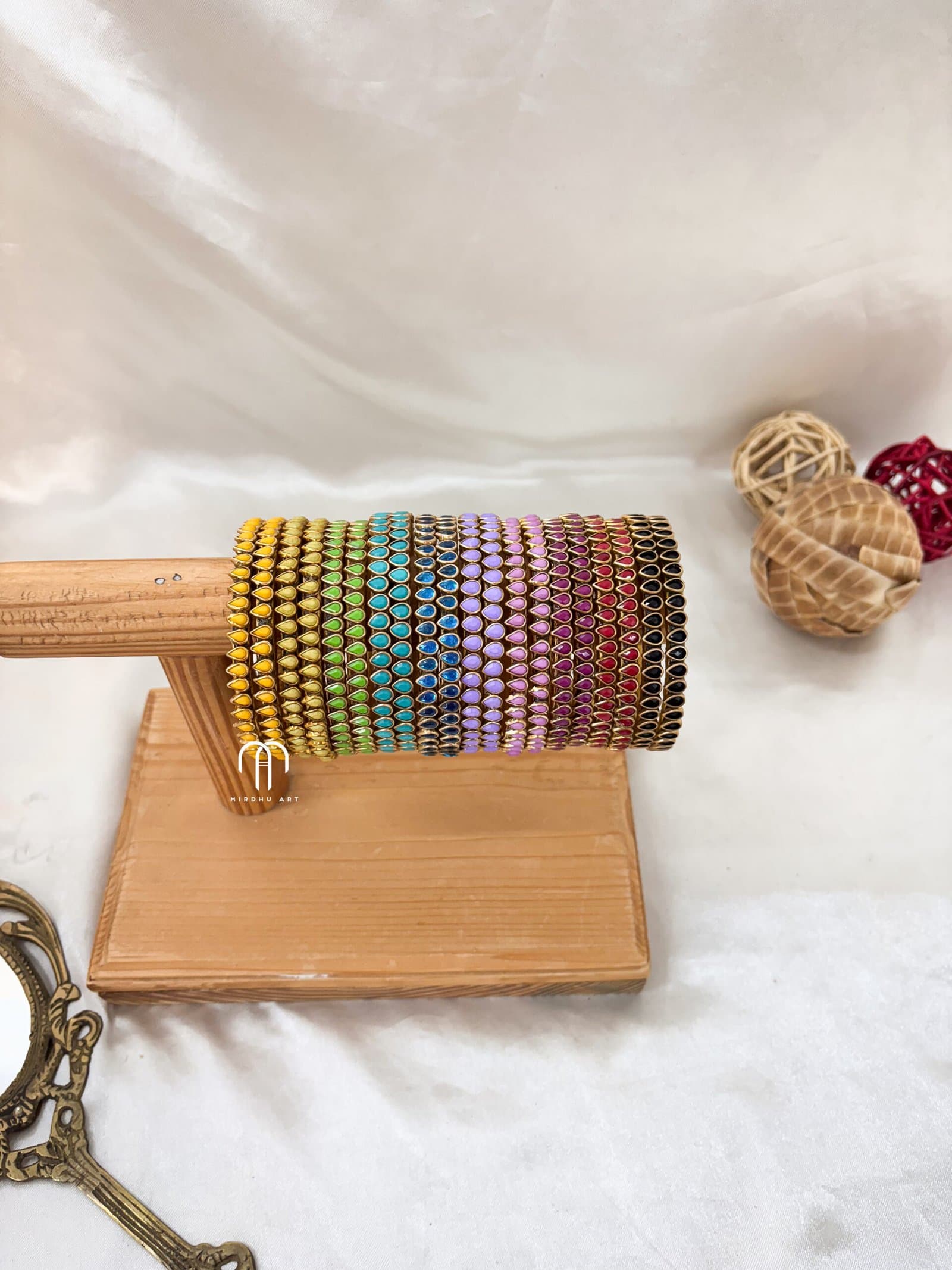 Kundan Bangles – Thilagam Design from Bangle by Choice