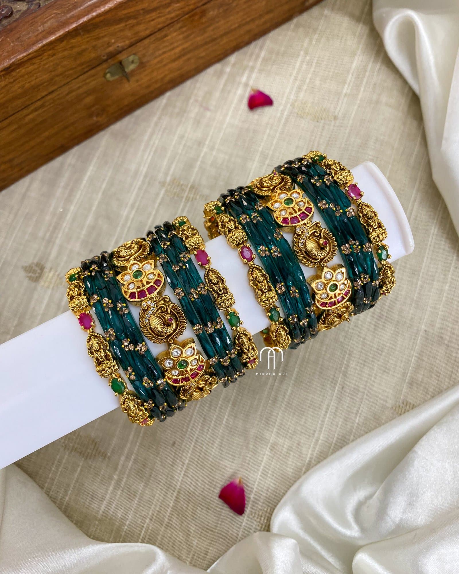 Ashta Lakshmi 4.0 – Peacock Green from Bangle by Choice