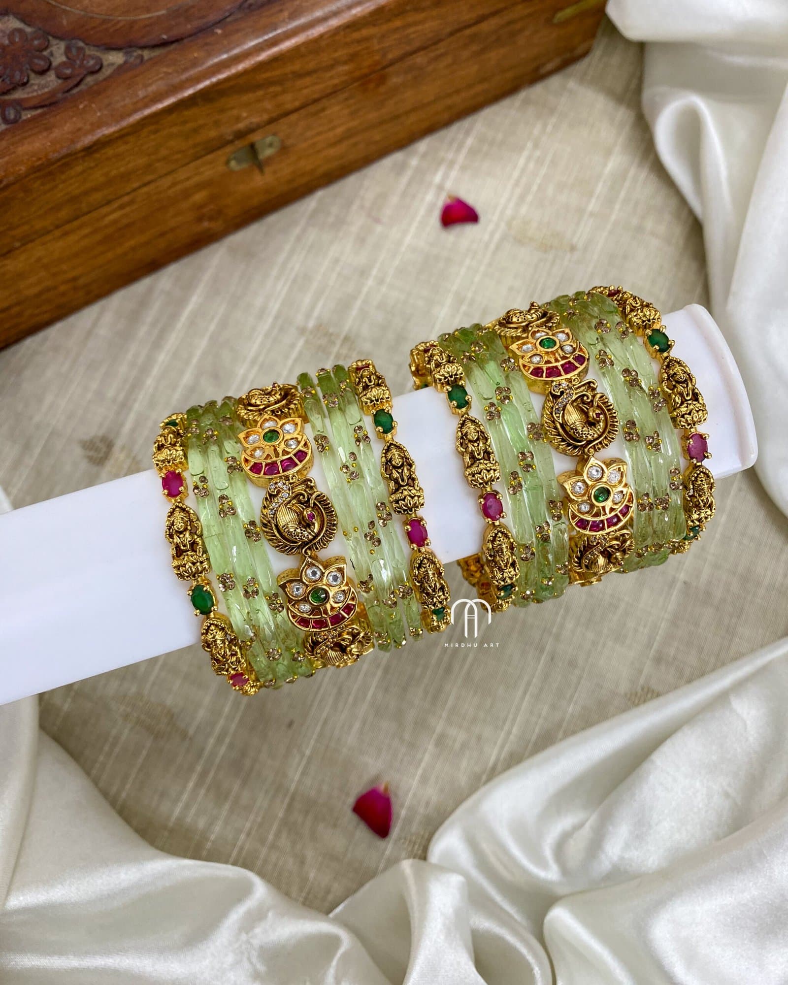 Ashta Lakshmi 4.0 Pista Green from Bangle by Choice