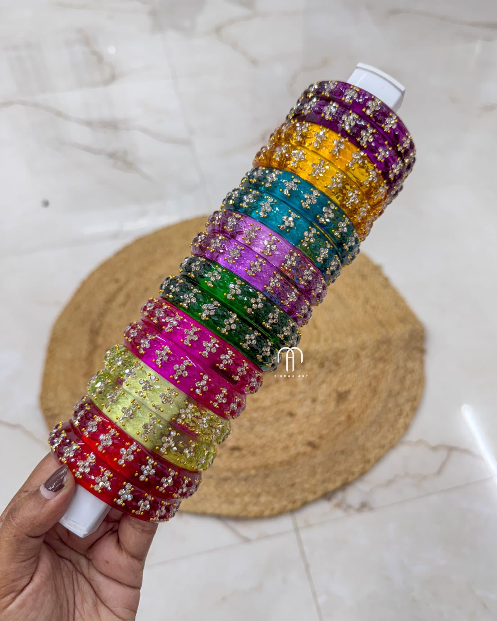 Glass Kada Bangles – Kalki from Bangle by Choice