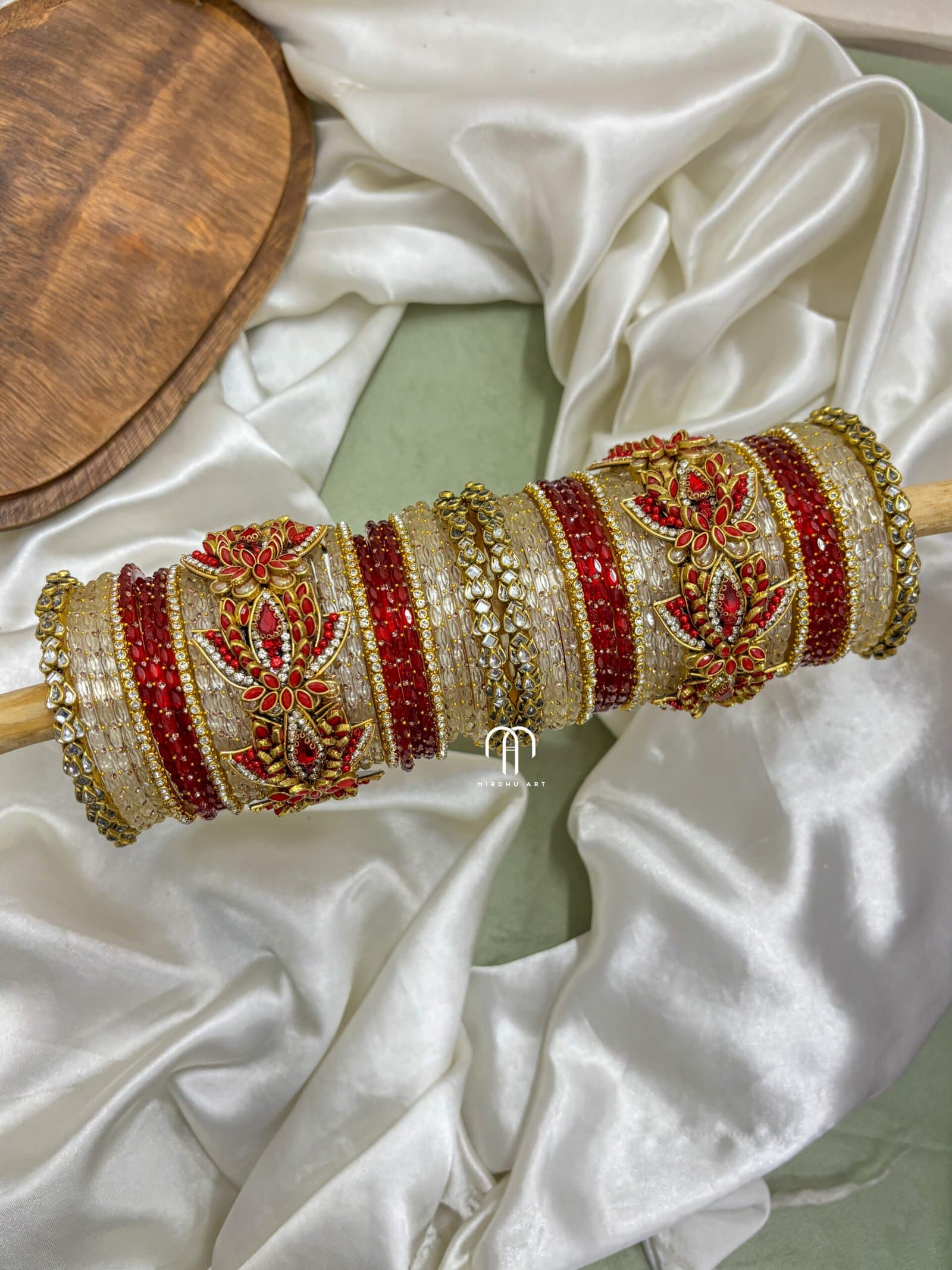 Lily – Red and White from Bangle by Choice