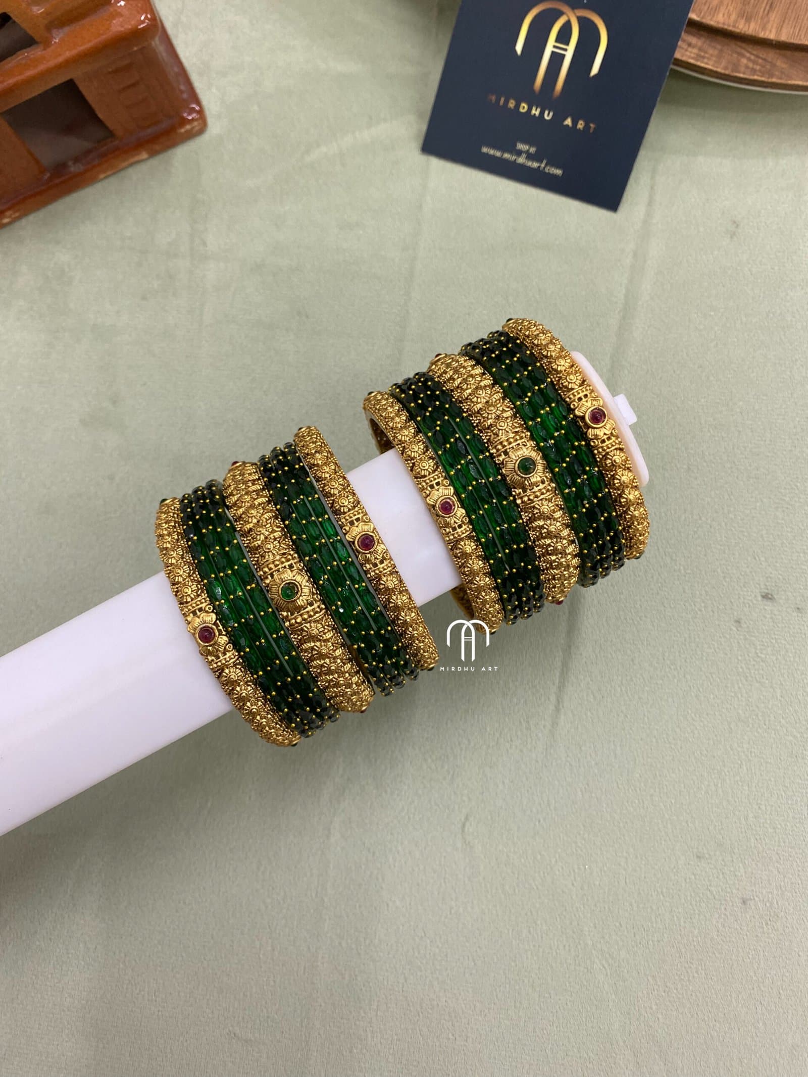 Budget Friendly Bangles – Green from Bangle by Choice