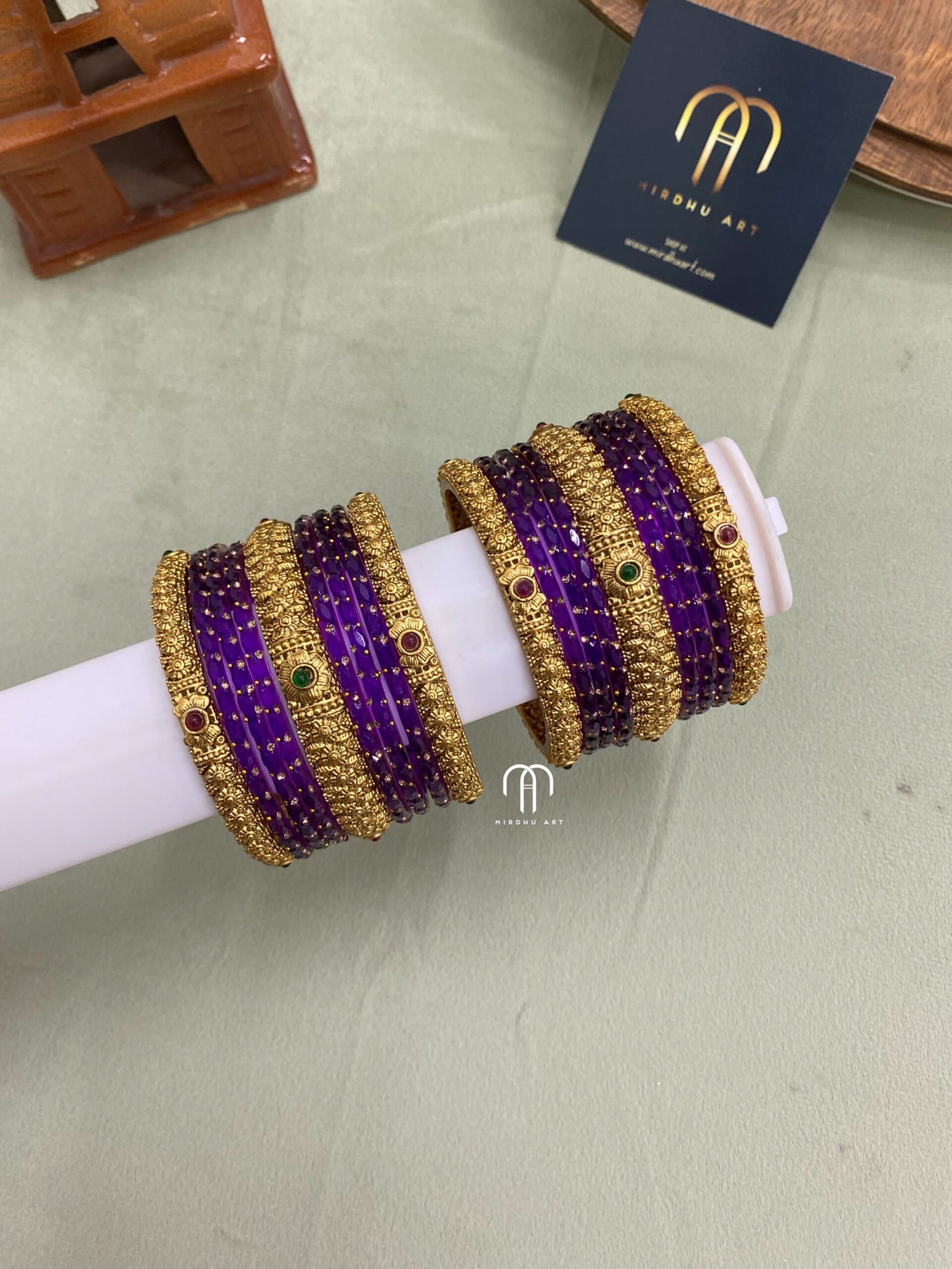 Budget Friendly Bangles – Purple from Bangle by Choice