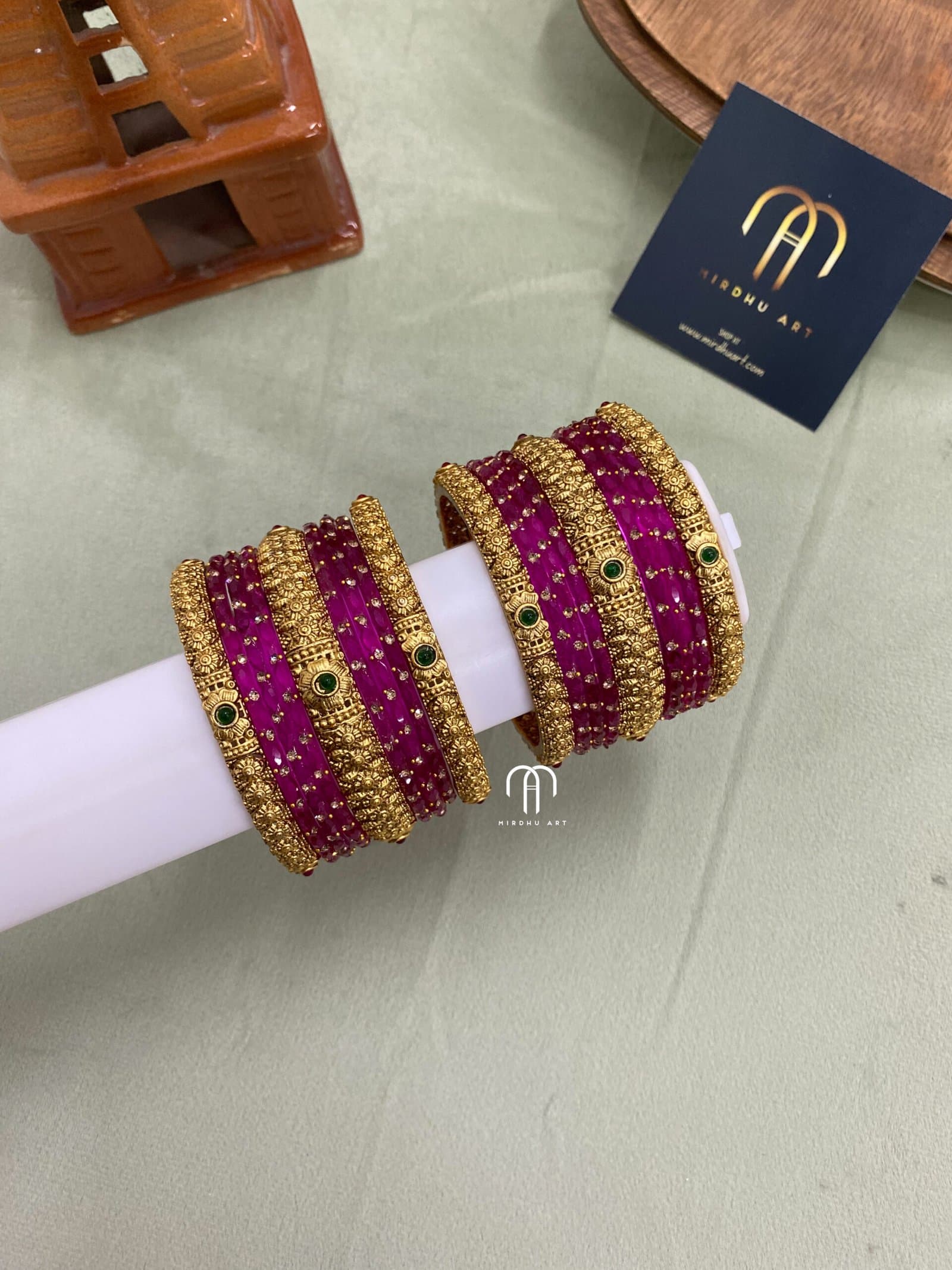 Budget Friendly Bangles – Rani Pink from Bangle by Choice
