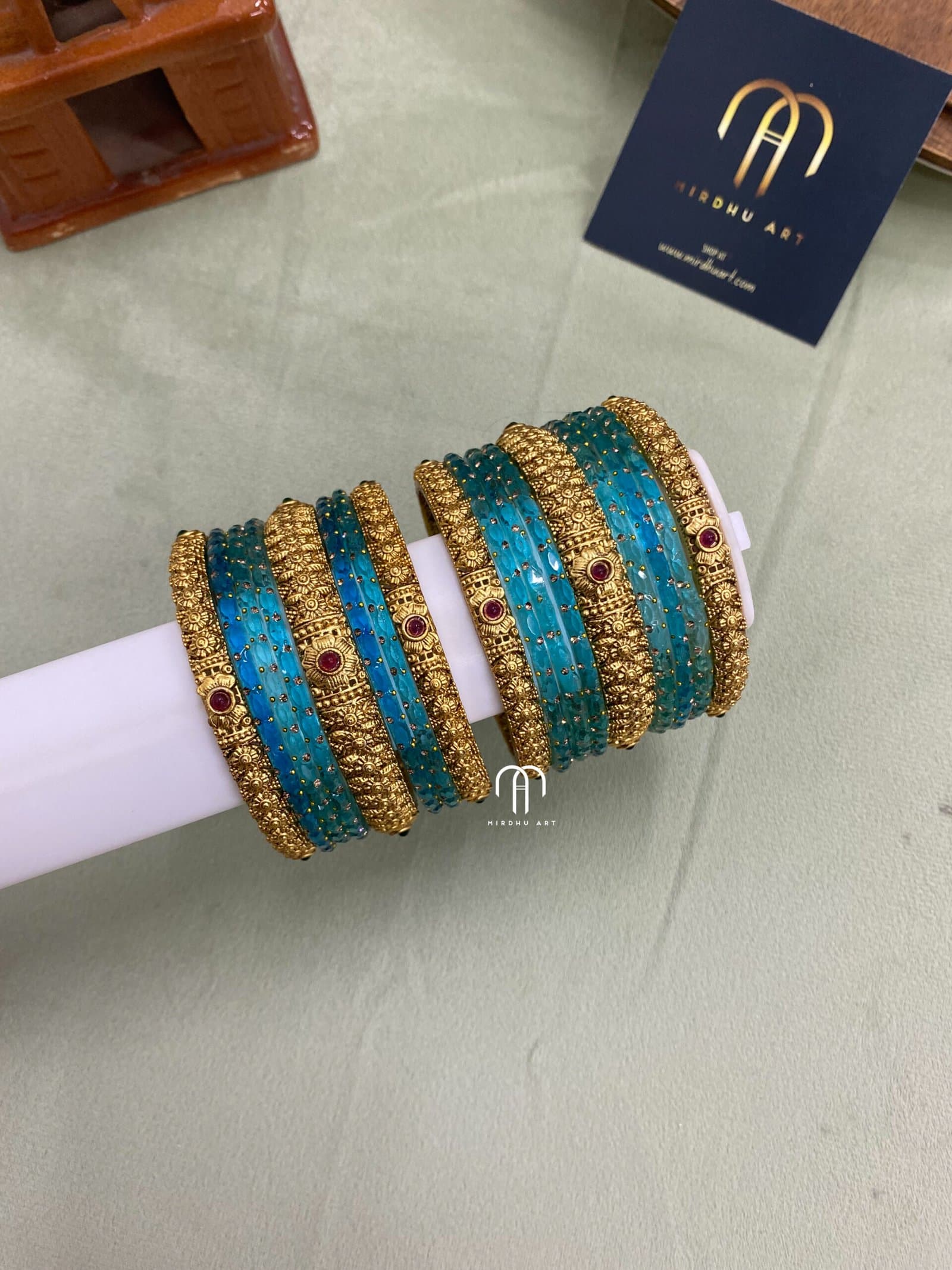Budget Friendly Bangles – Sky Blue from Bangle by Choice