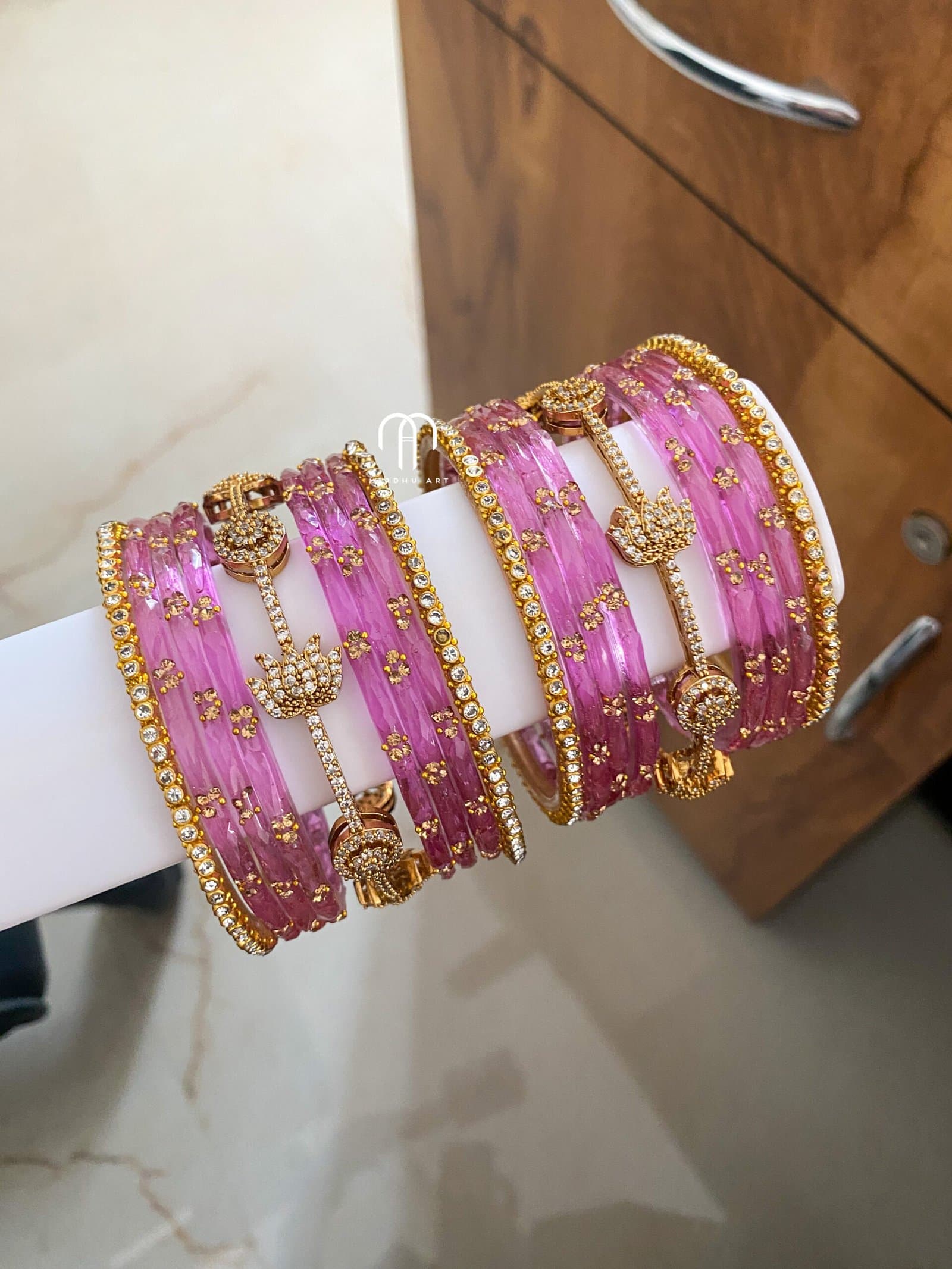 Lotus – Diamond Replica – Lilac from Bangle by Choice